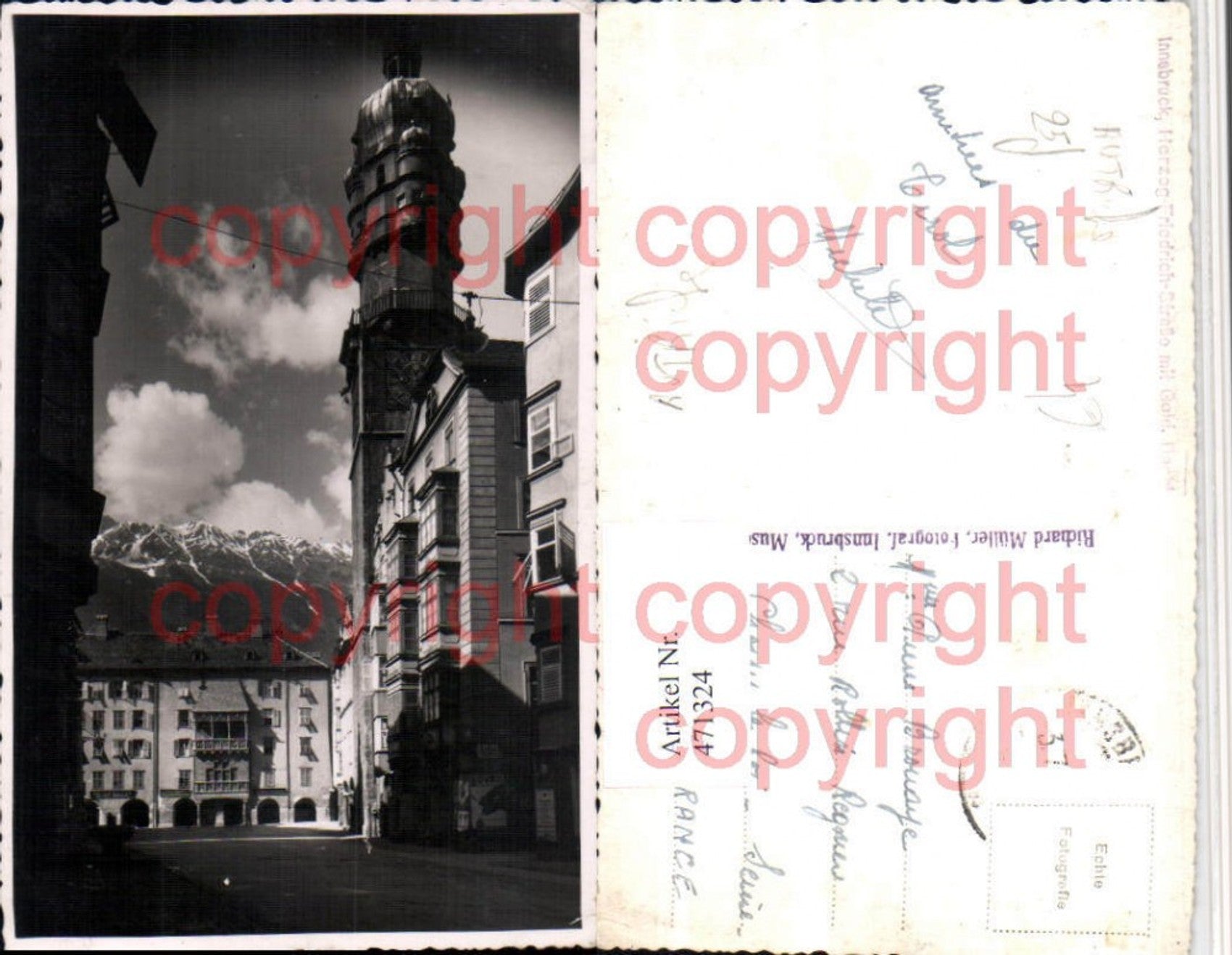 Alte Ansichtskarte – Old Postcard