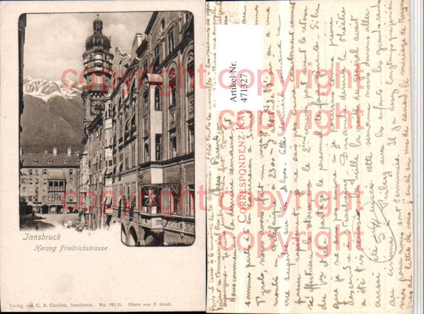Alte Ansichtskarte – Old Postcard