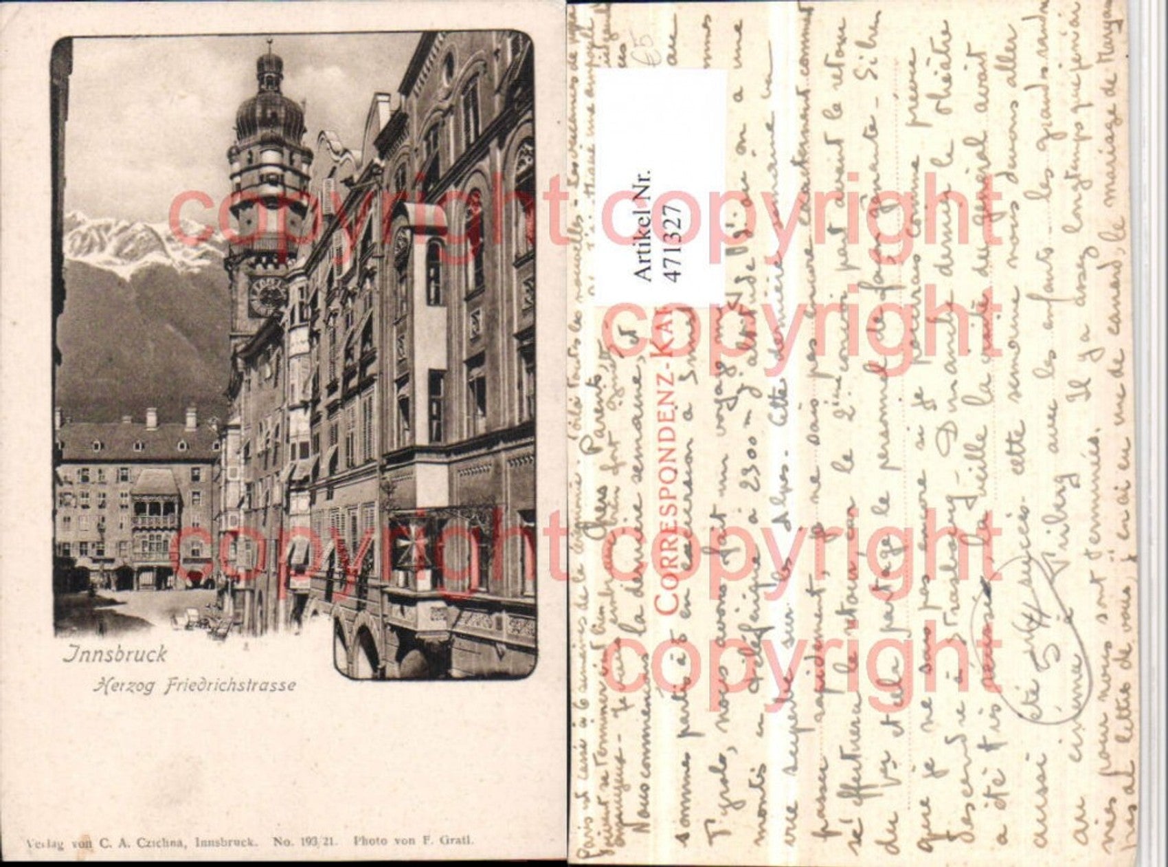 Alte Ansichtskarte – Old Postcard