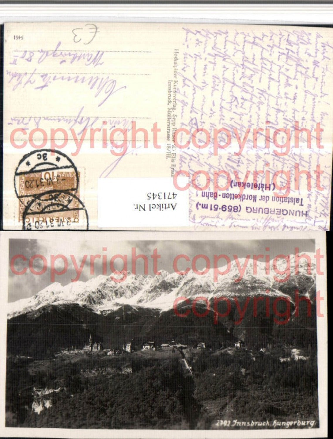 Alte Ansichtskarte – Old Postcard
