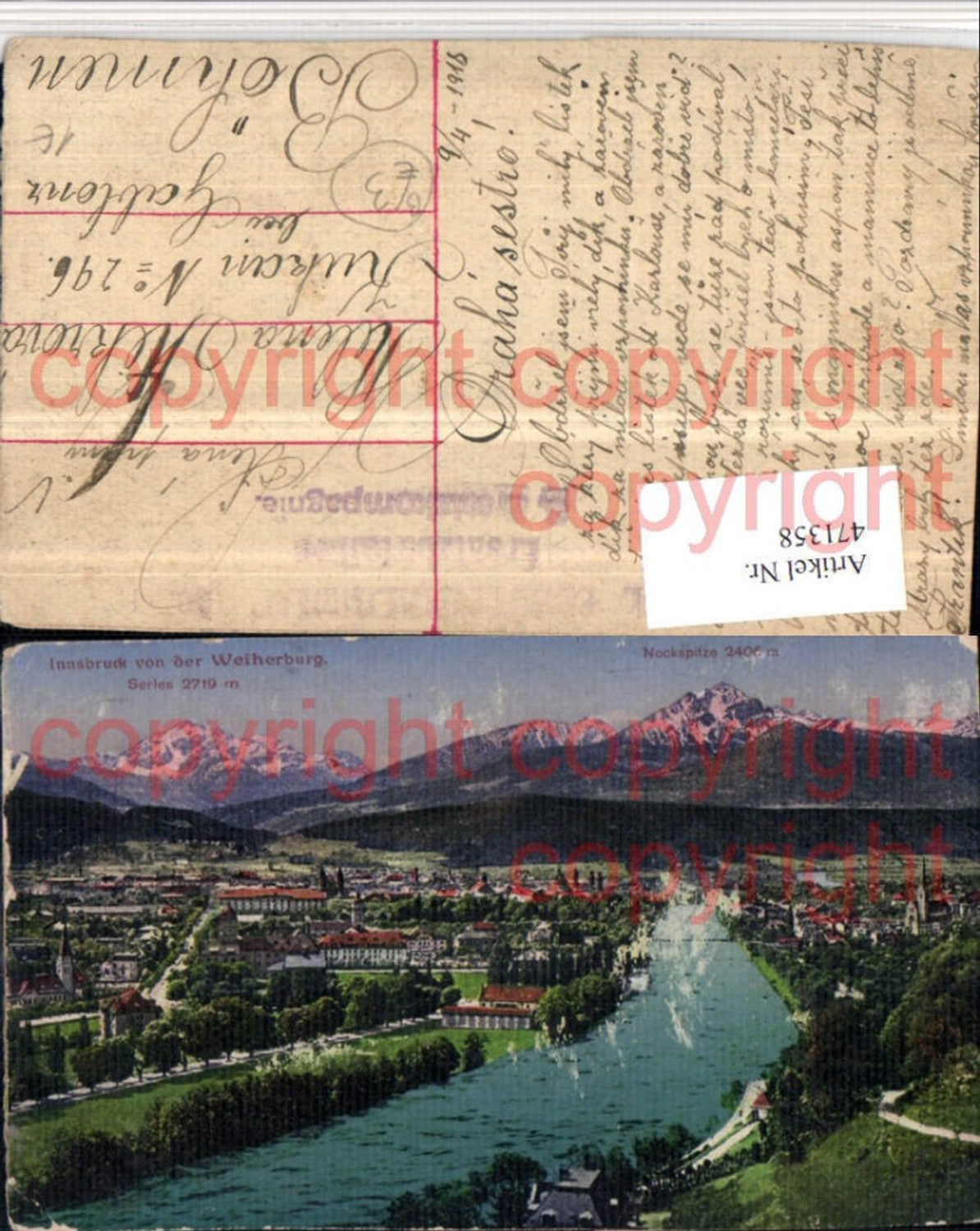 Alte Ansichtskarte – Old Postcard