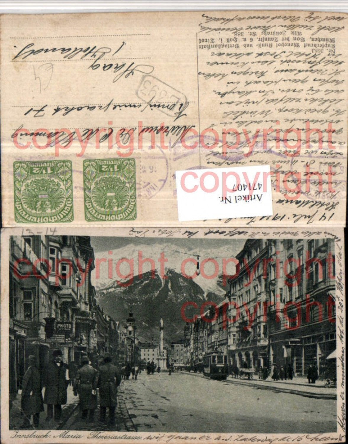 Alte Ansichtskarte – Old Postcard