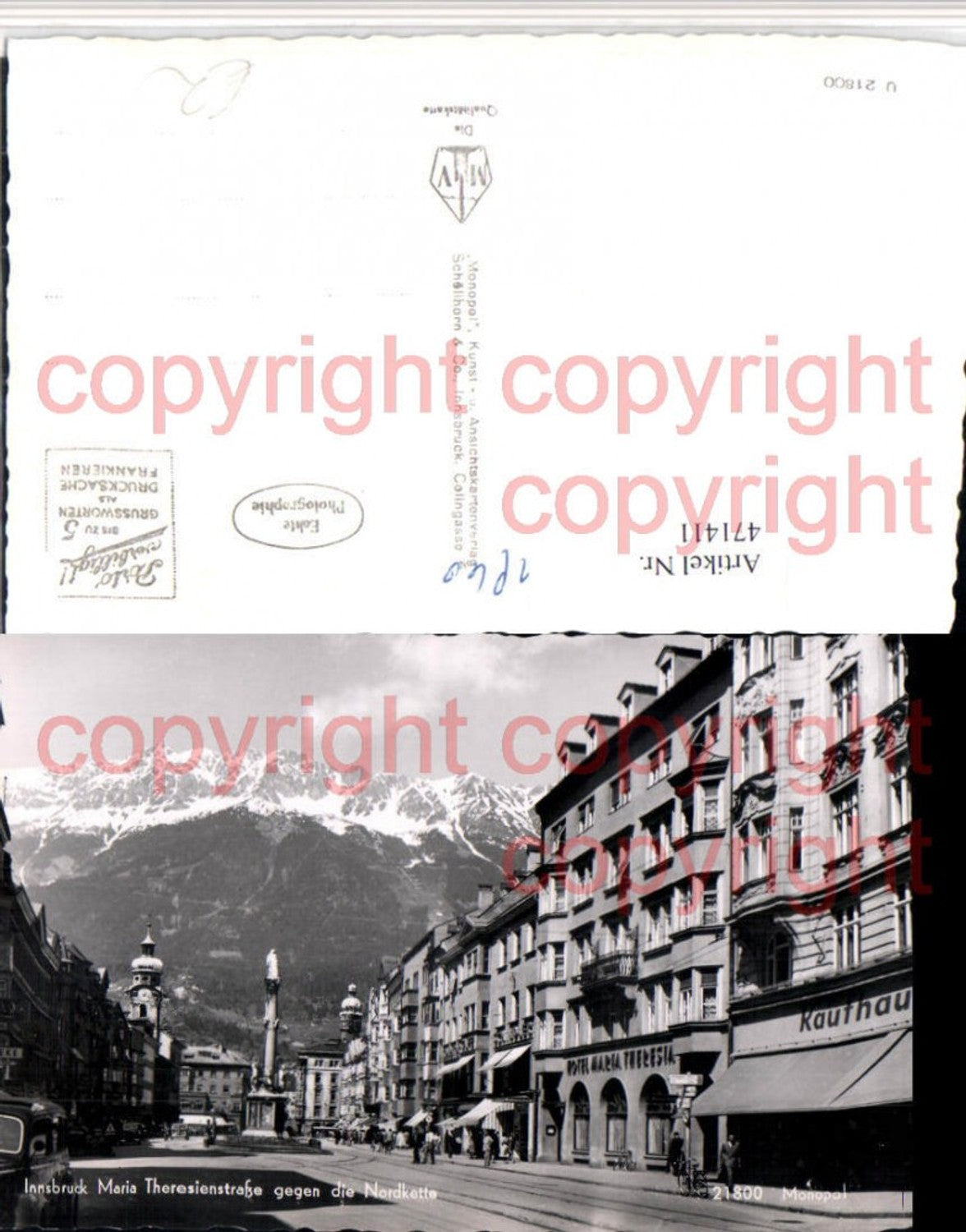 Alte Ansichtskarte – Old Postcard