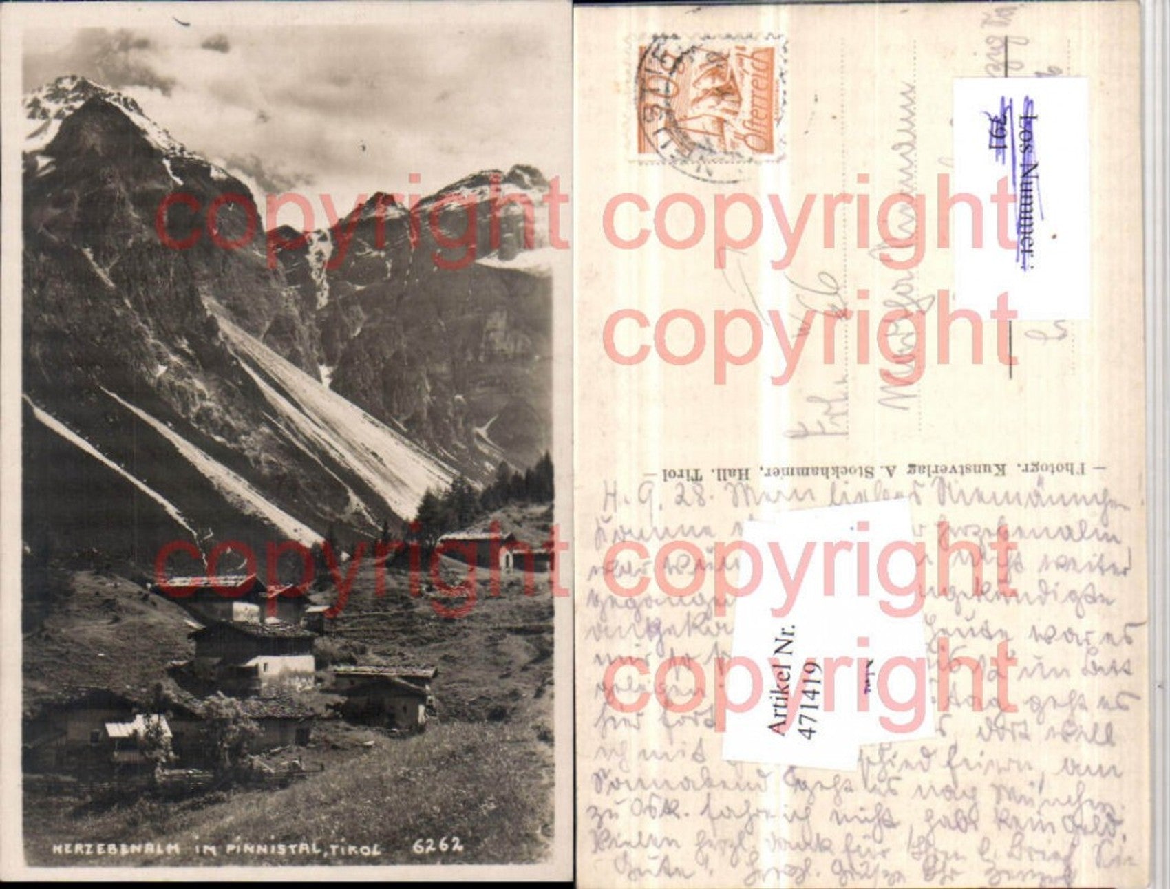 Alte Ansichtskarte – Old Postcard