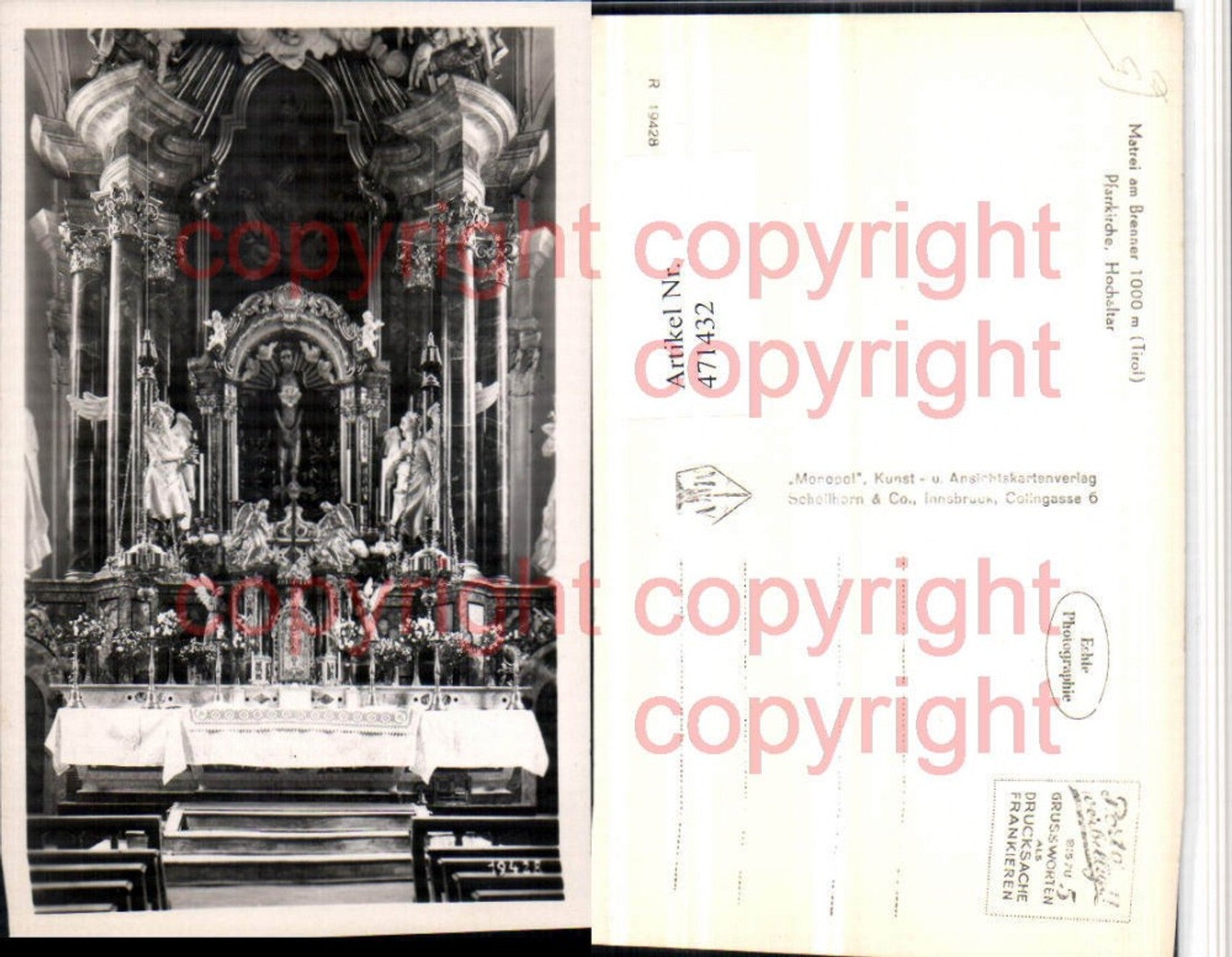 Alte Ansichtskarte – Old Postcard