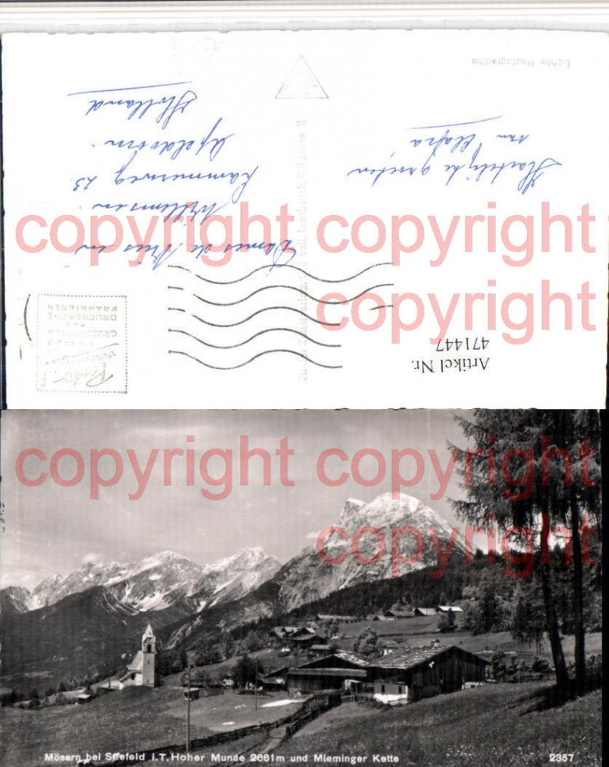 Alte Ansichtskarte – Old Postcard