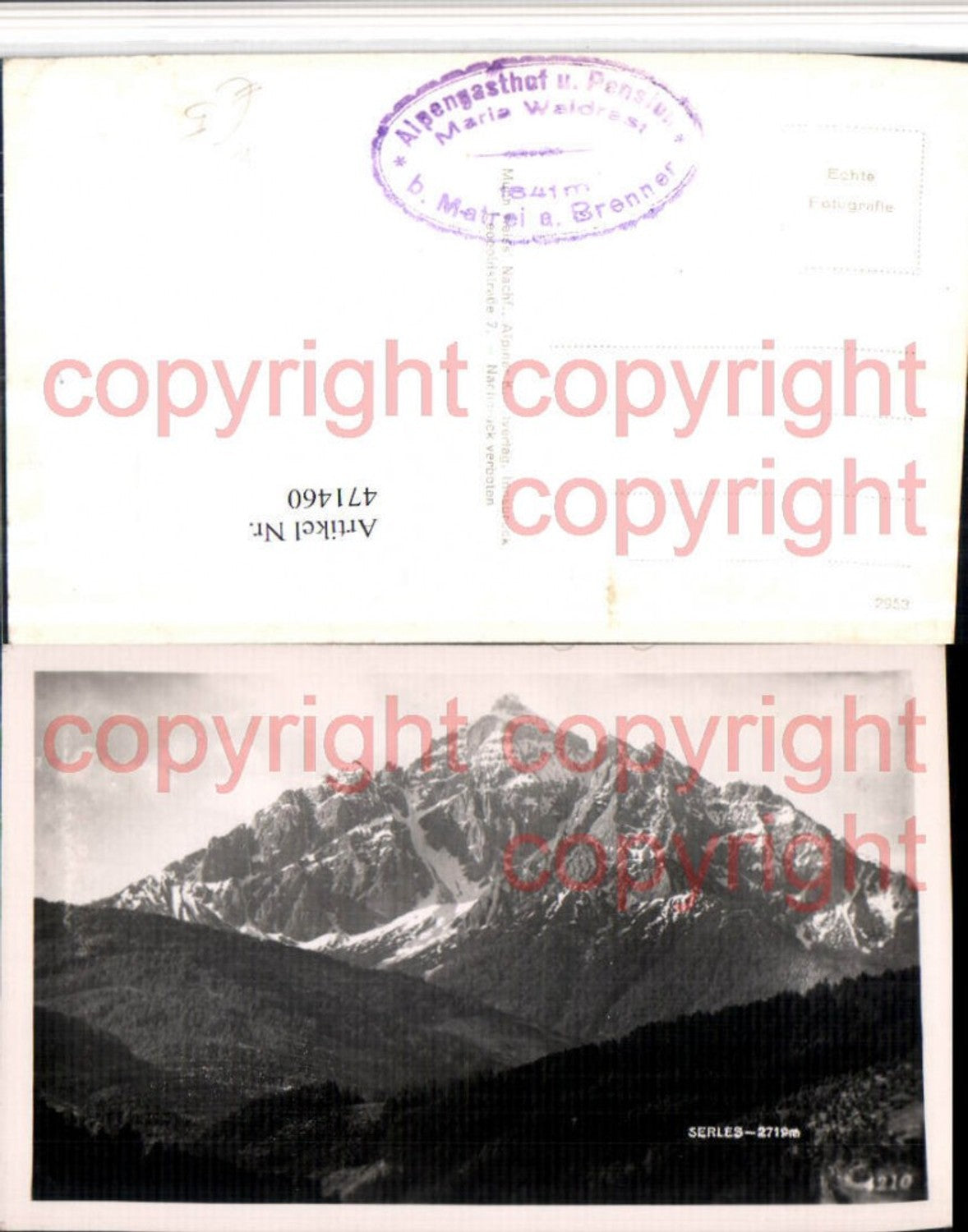 Alte Ansichtskarte – Old Postcard