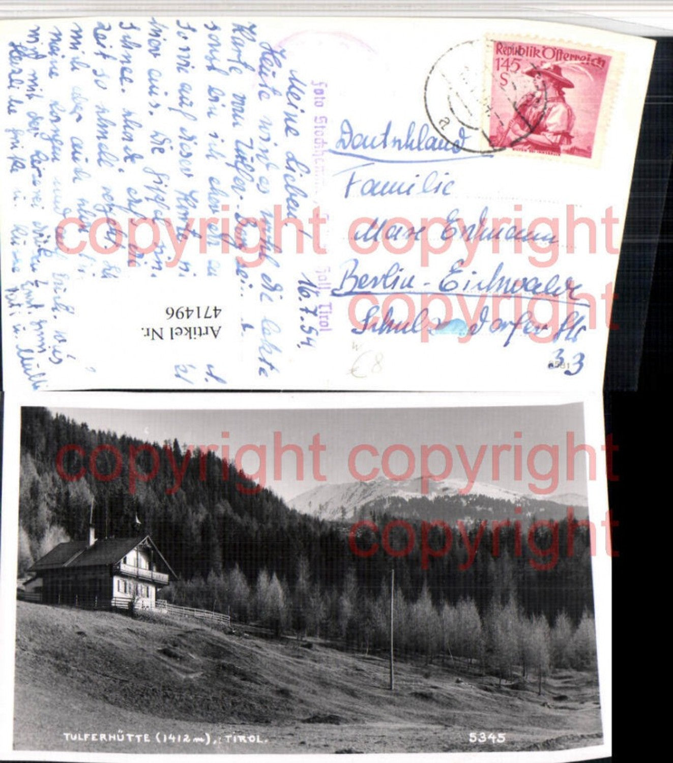 Alte Ansichtskarte – Old Postcard