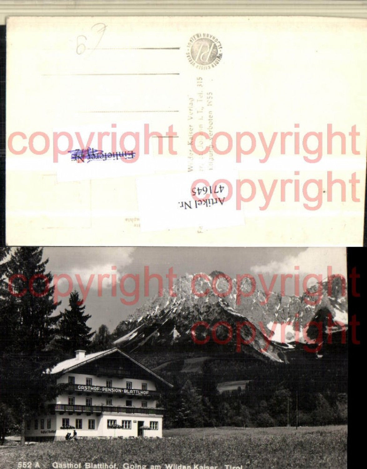 Alte Ansichtskarte – Old Postcard