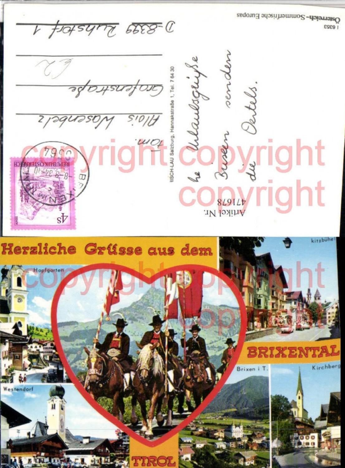 Alte Ansichtskarte – Old Postcard