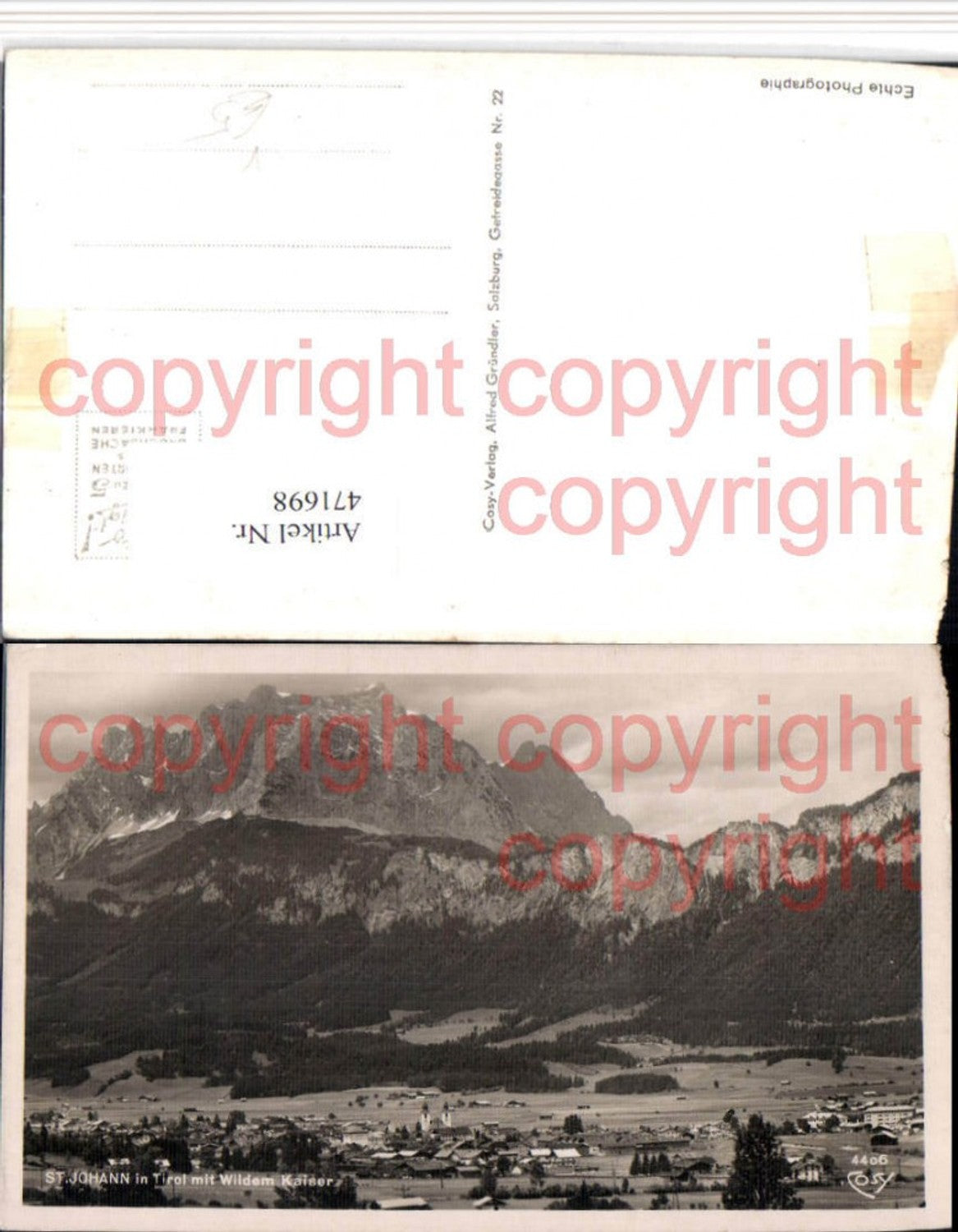 Alte Ansichtskarte – Old Postcard