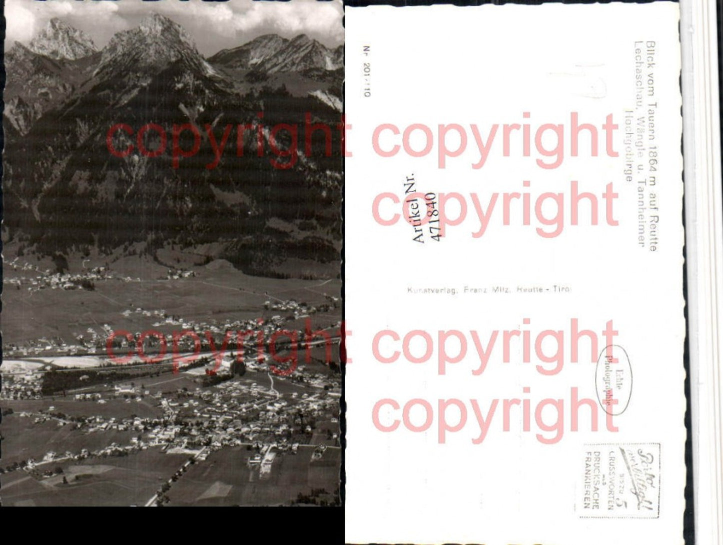 Alte Ansichtskarte – Old Postcard
