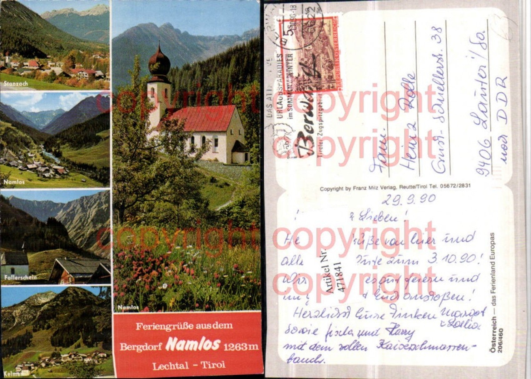 Alte Ansichtskarte – Old Postcard