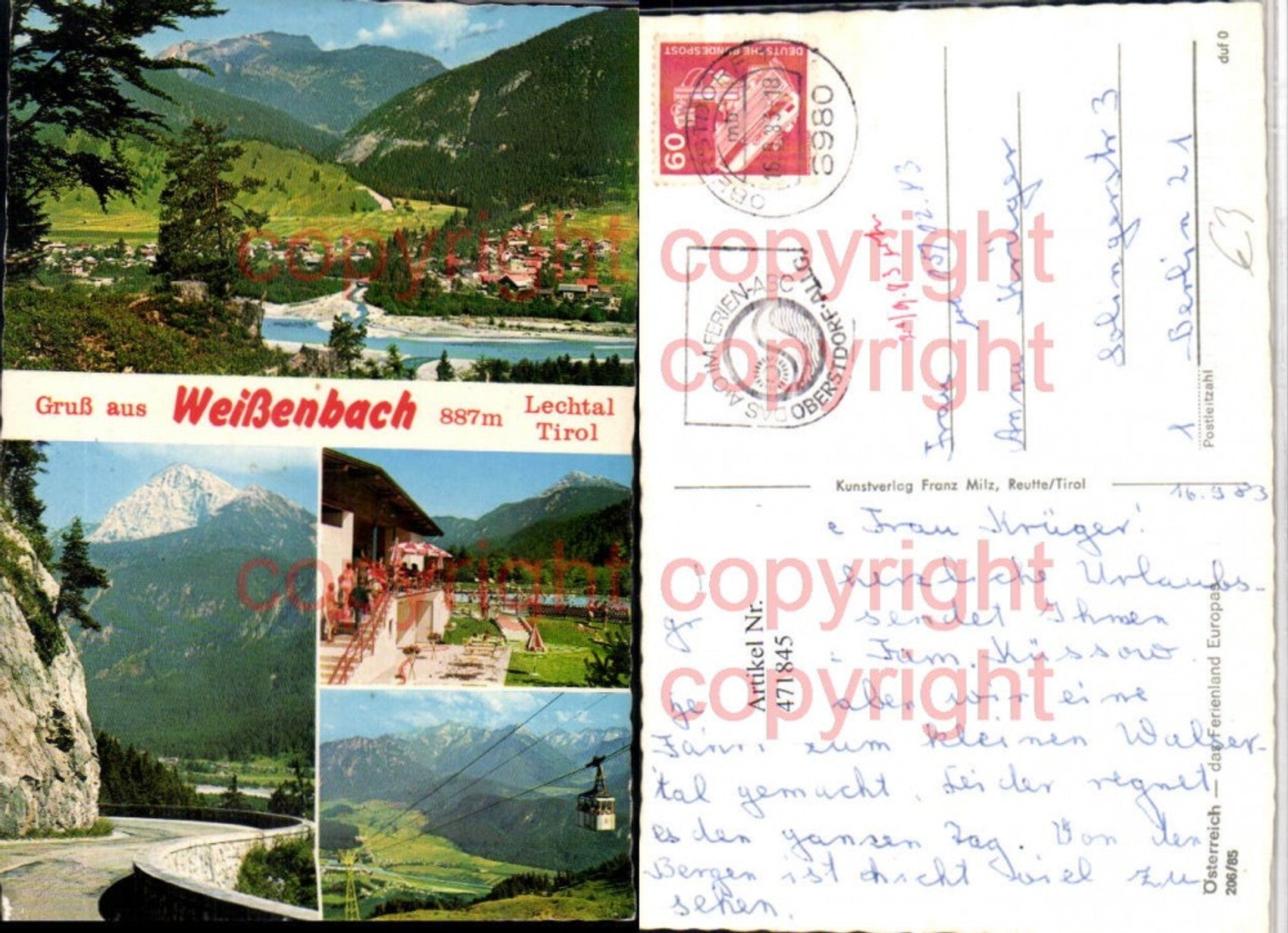 Alte Ansichtskarte – Old Postcard