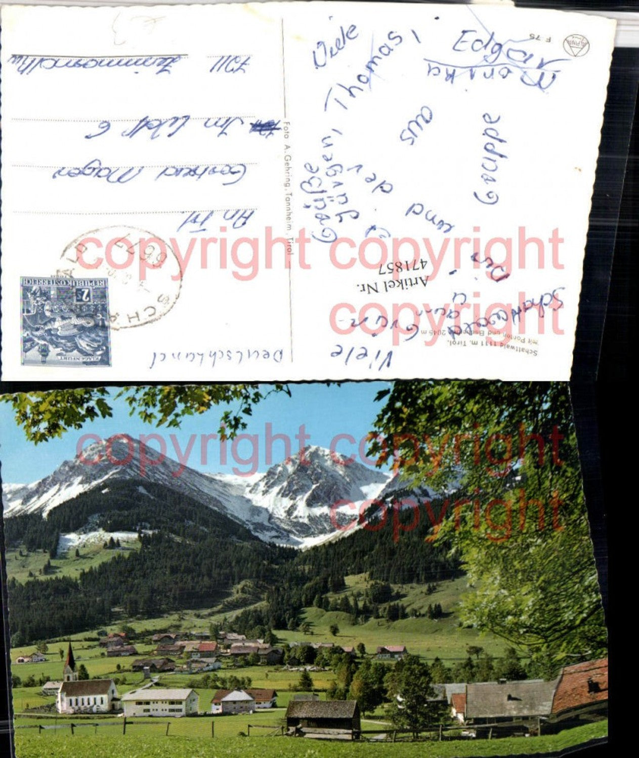 Alte Ansichtskarte – Old Postcard