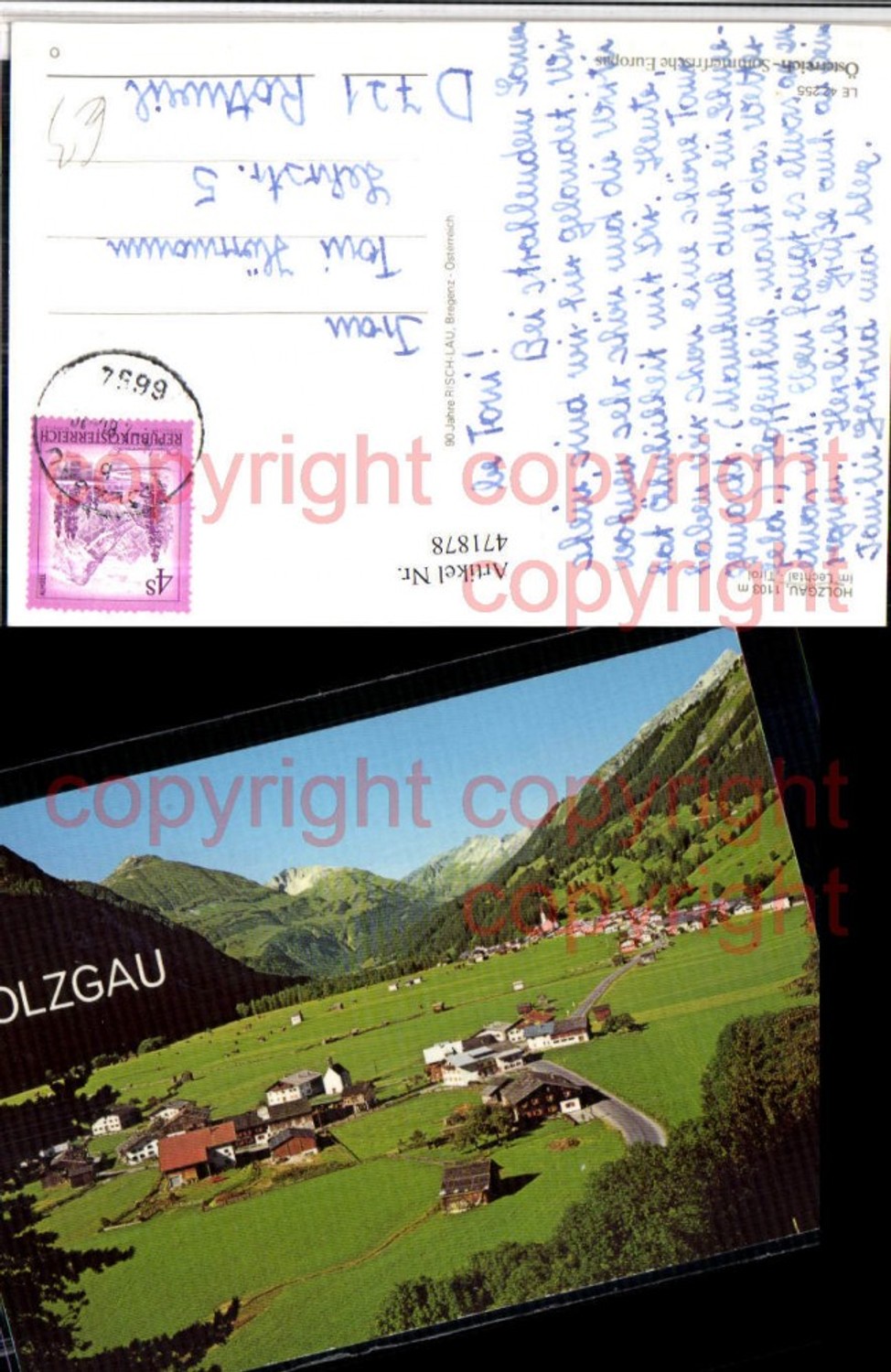 Alte Ansichtskarte – Old Postcard
