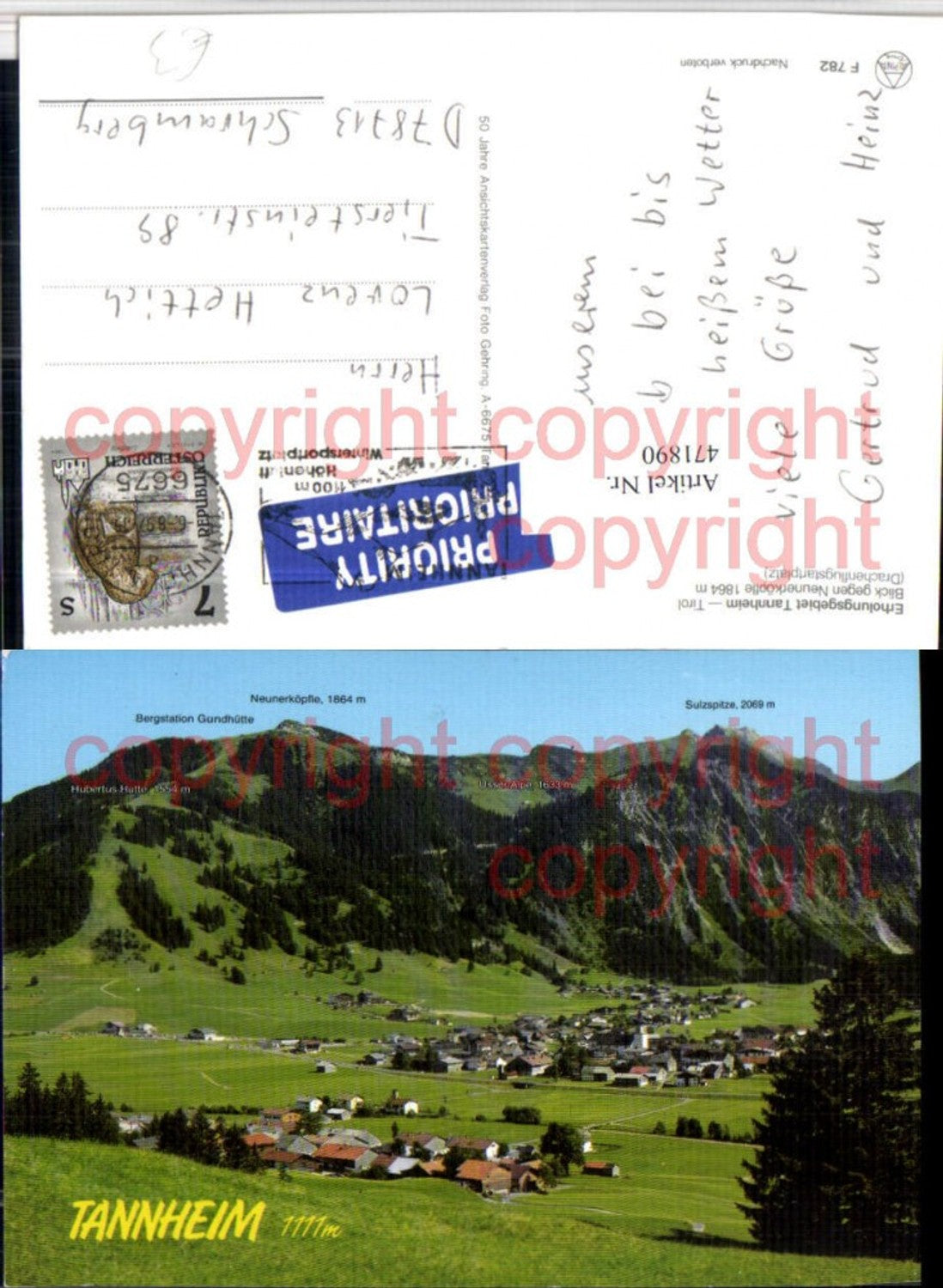 Alte Ansichtskarte – Old Postcard