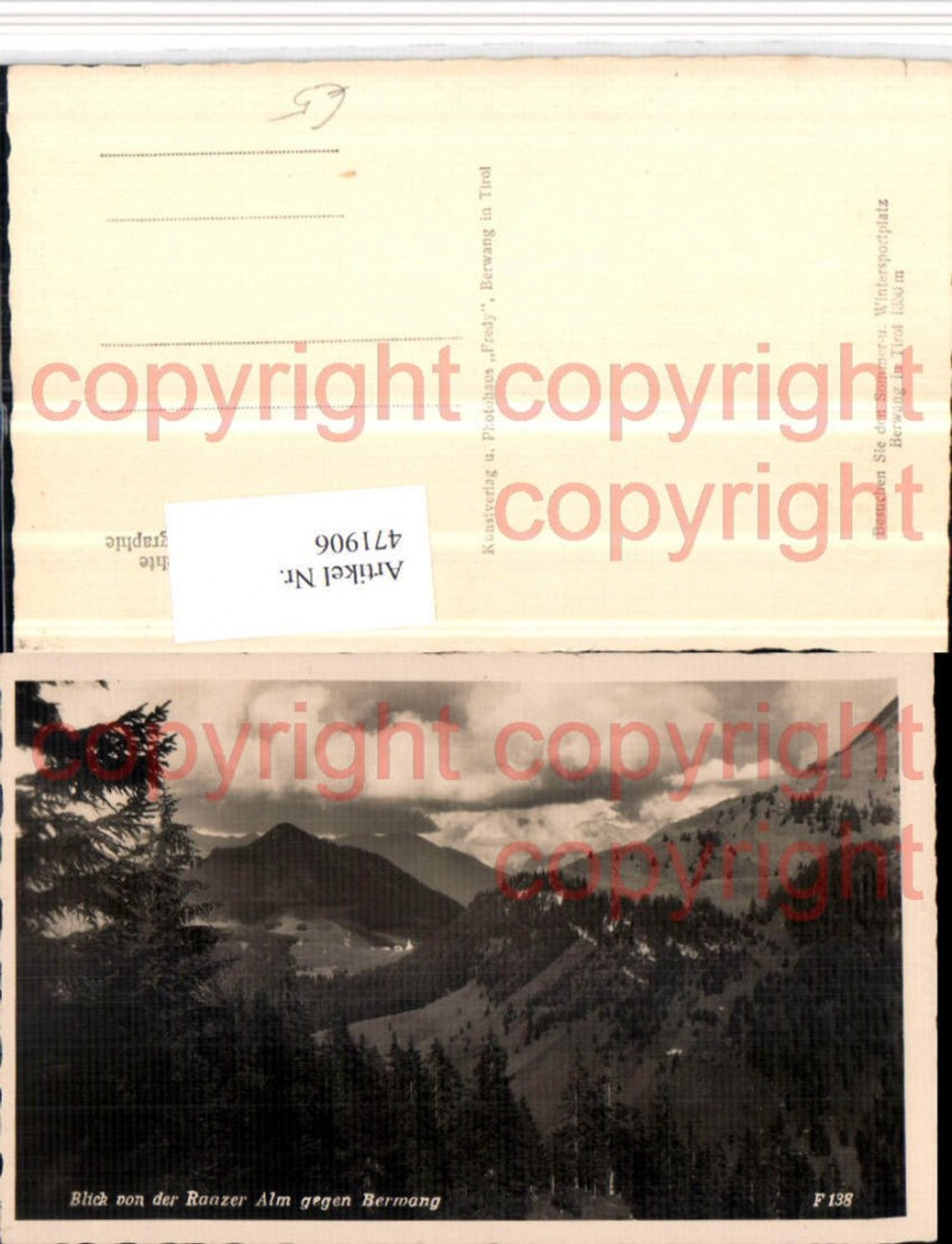 Alte Ansichtskarte – Old Postcard