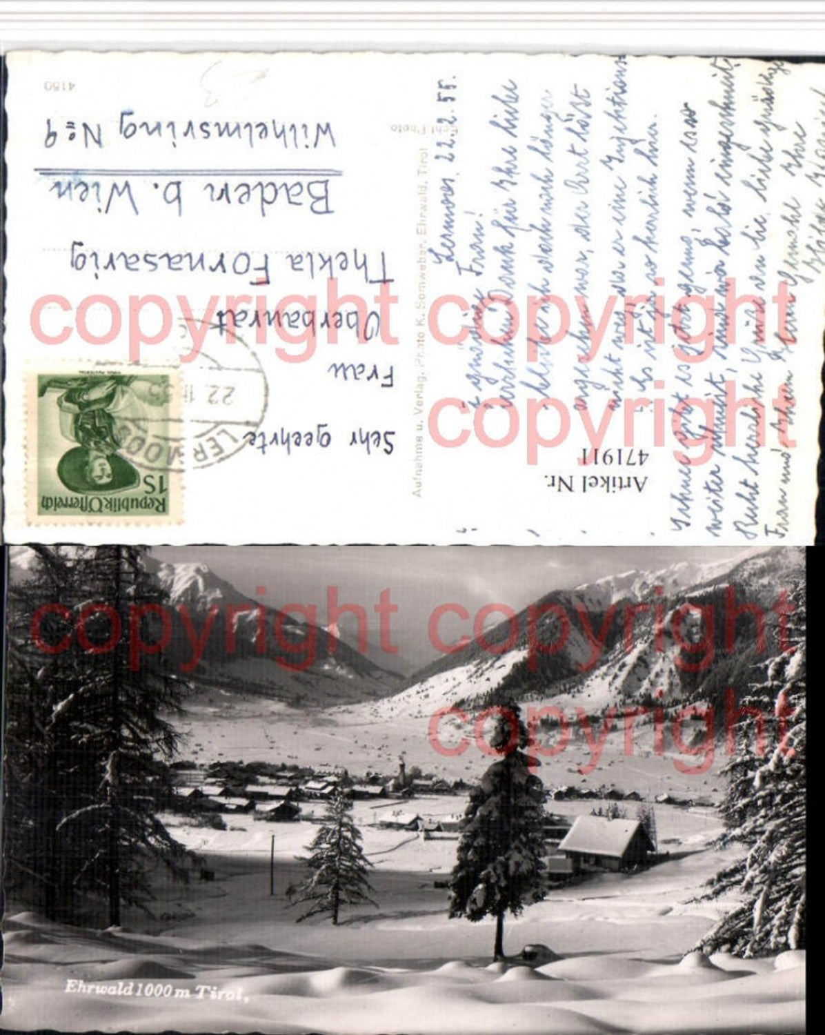 Alte Ansichtskarte – Old Postcard