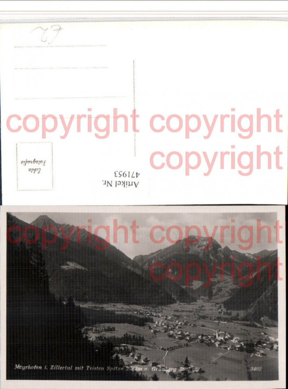 Alte Ansichtskarte – Old Postcard