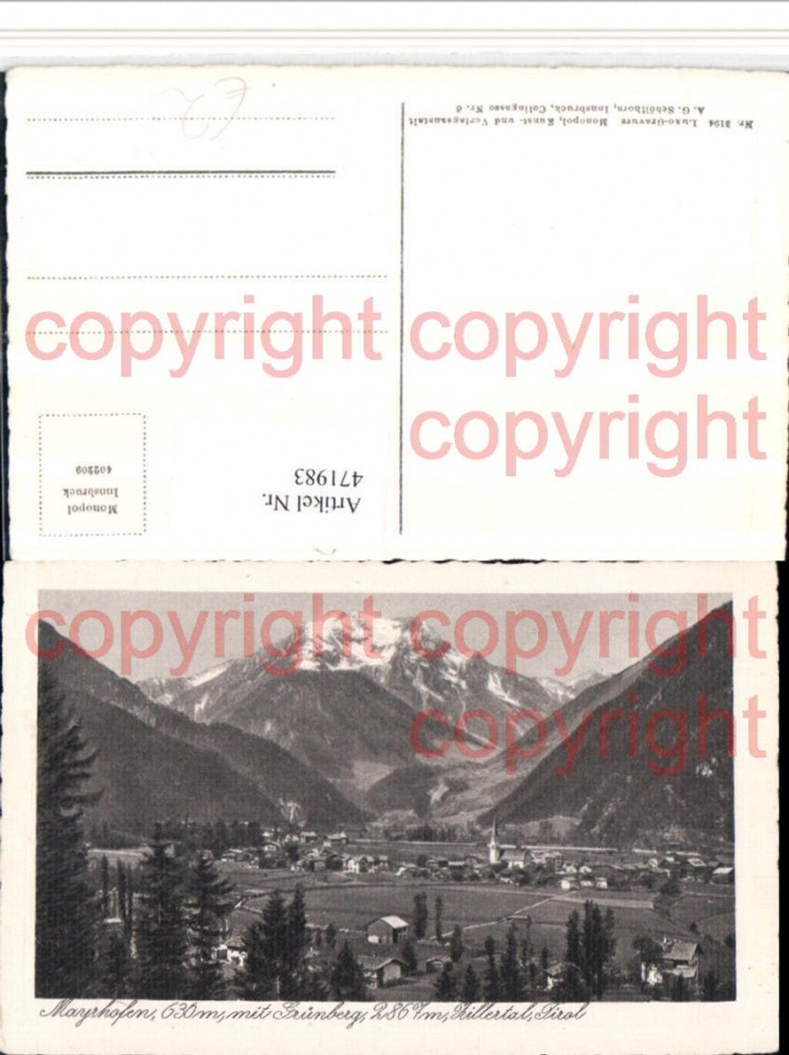 Alte Ansichtskarte – Old Postcard