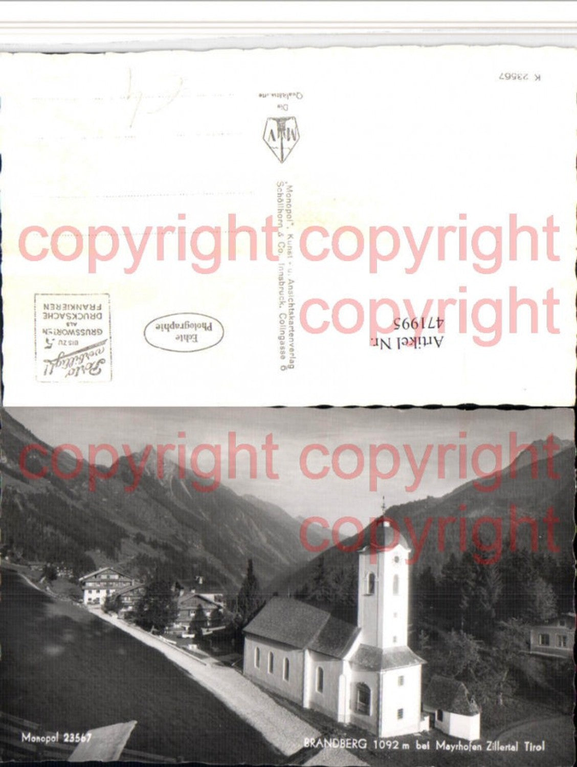 Alte Ansichtskarte – Old Postcard