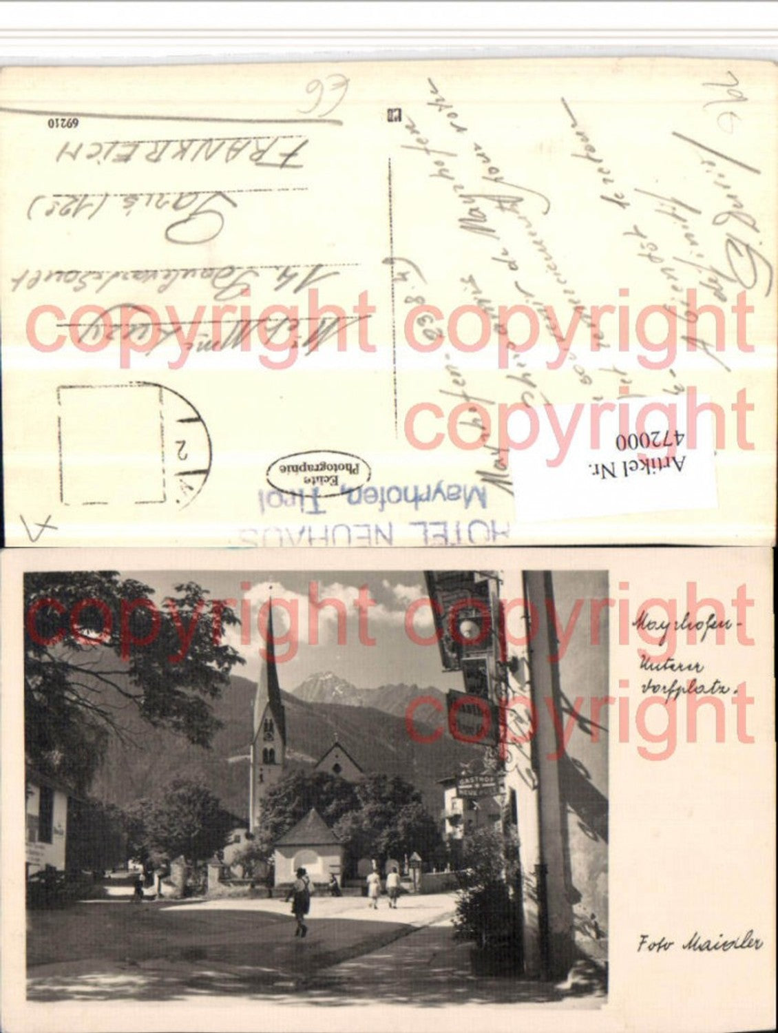 Alte Ansichtskarte – Old Postcard