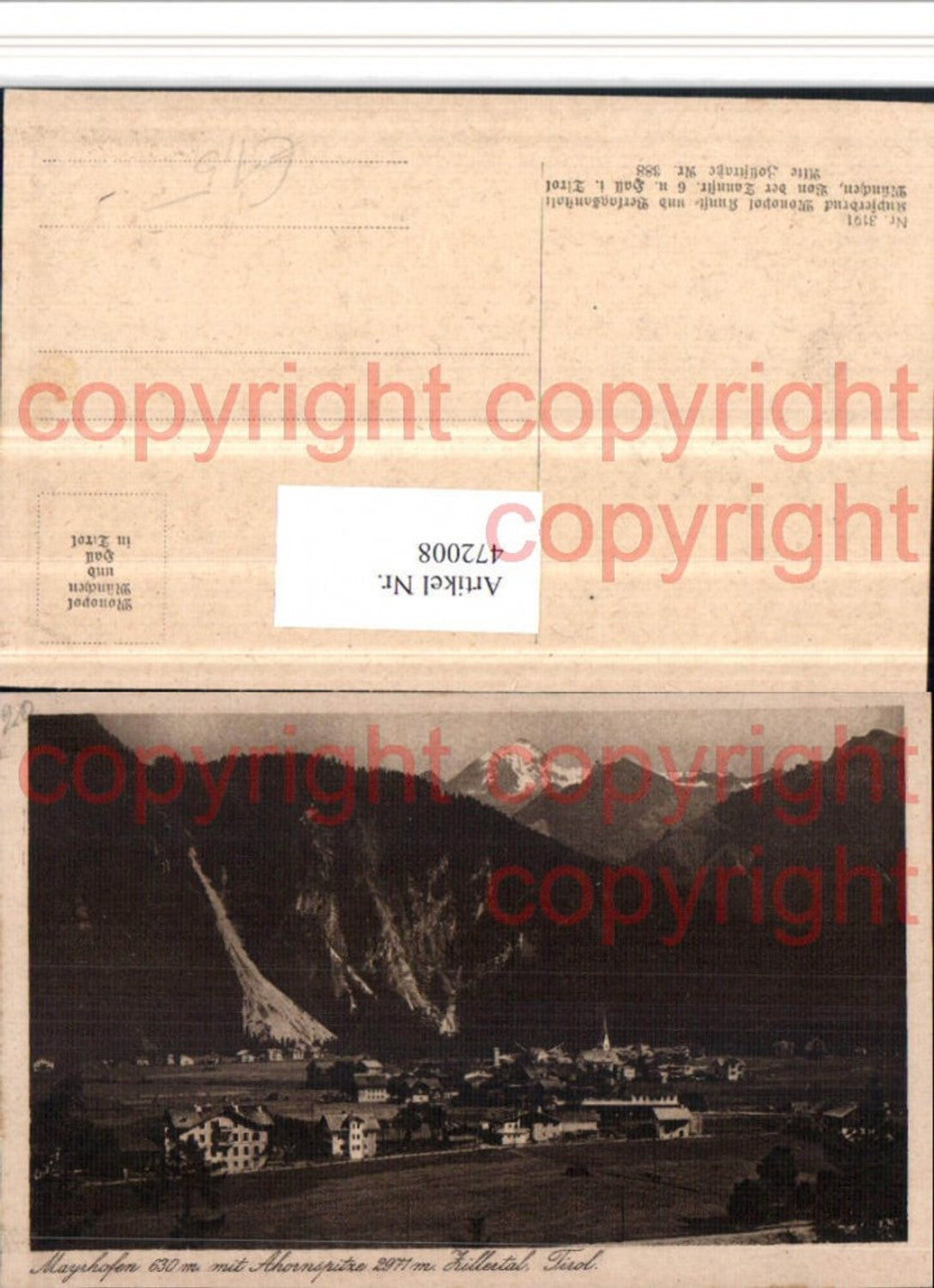 Alte Ansichtskarte – Old Postcard