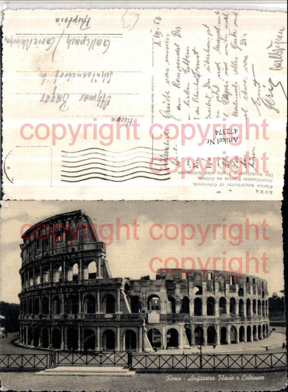 Alte Ansichtskarte – Old Postcard