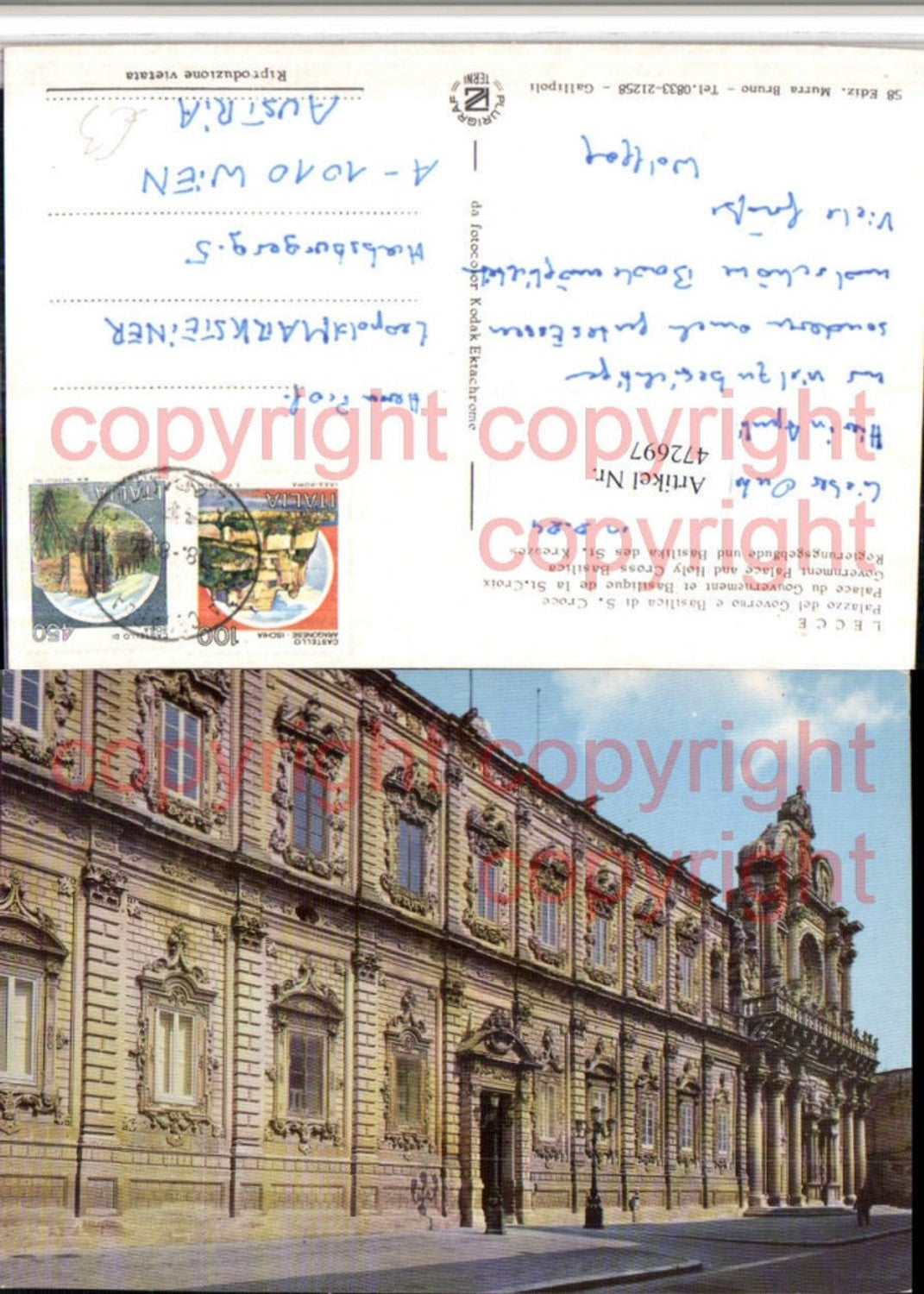Alte Ansichtskarte – Old Postcard
