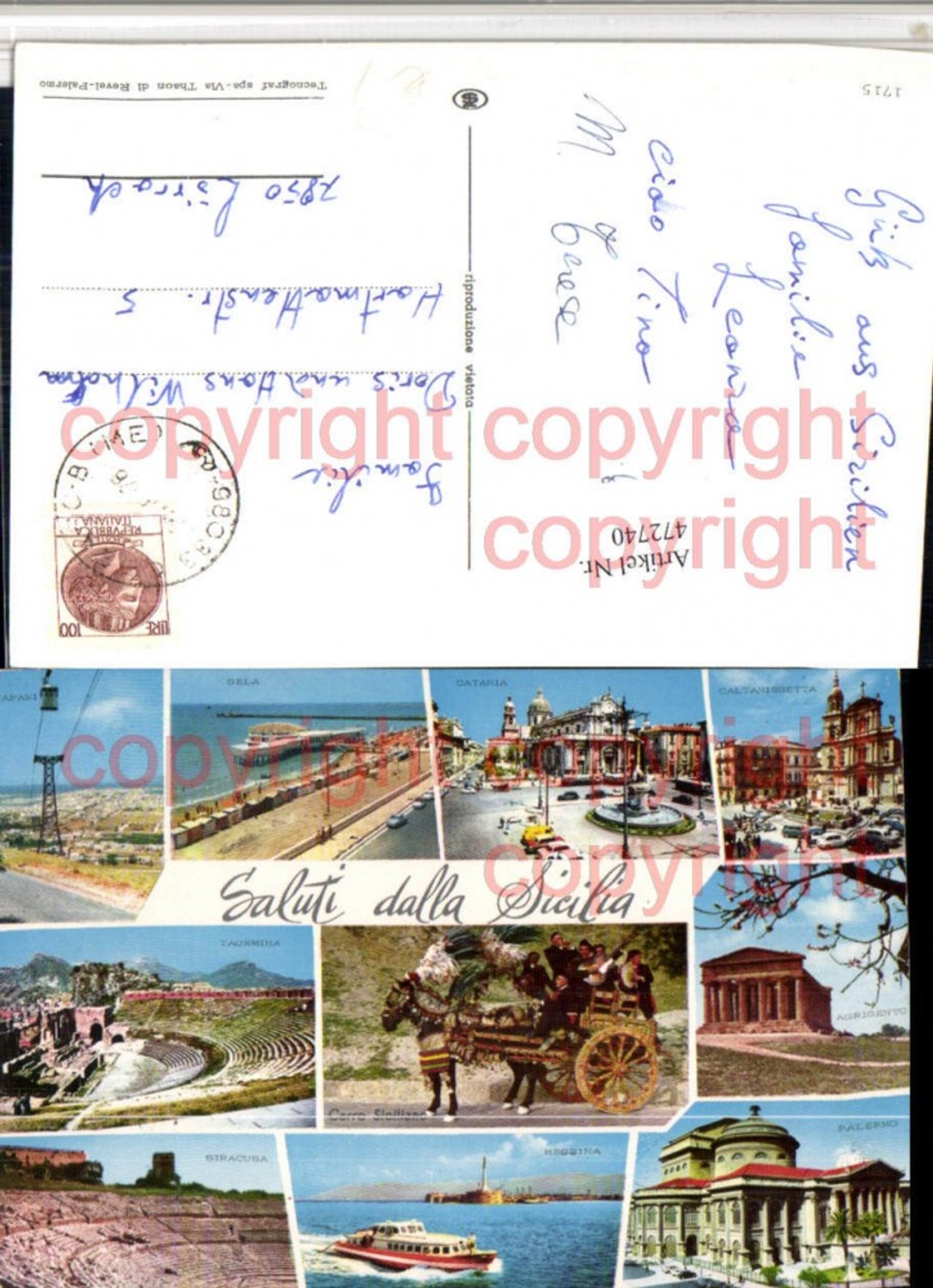 Alte Ansichtskarte – Old Postcard