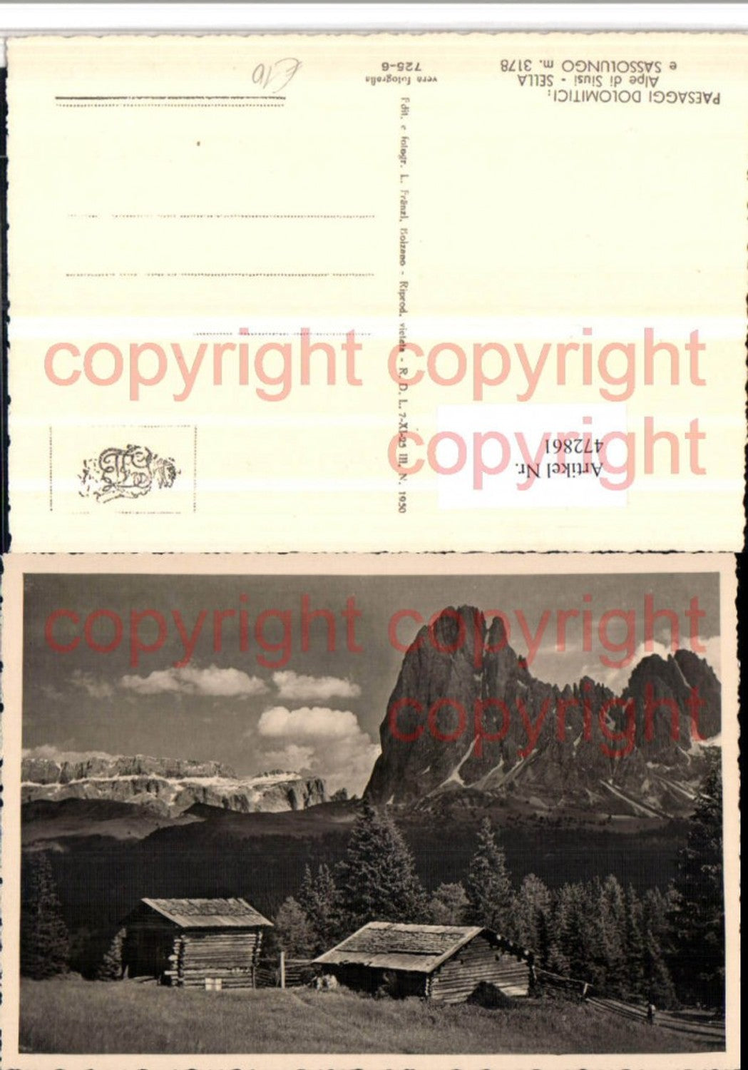 Alte Ansichtskarte – Old Postcard