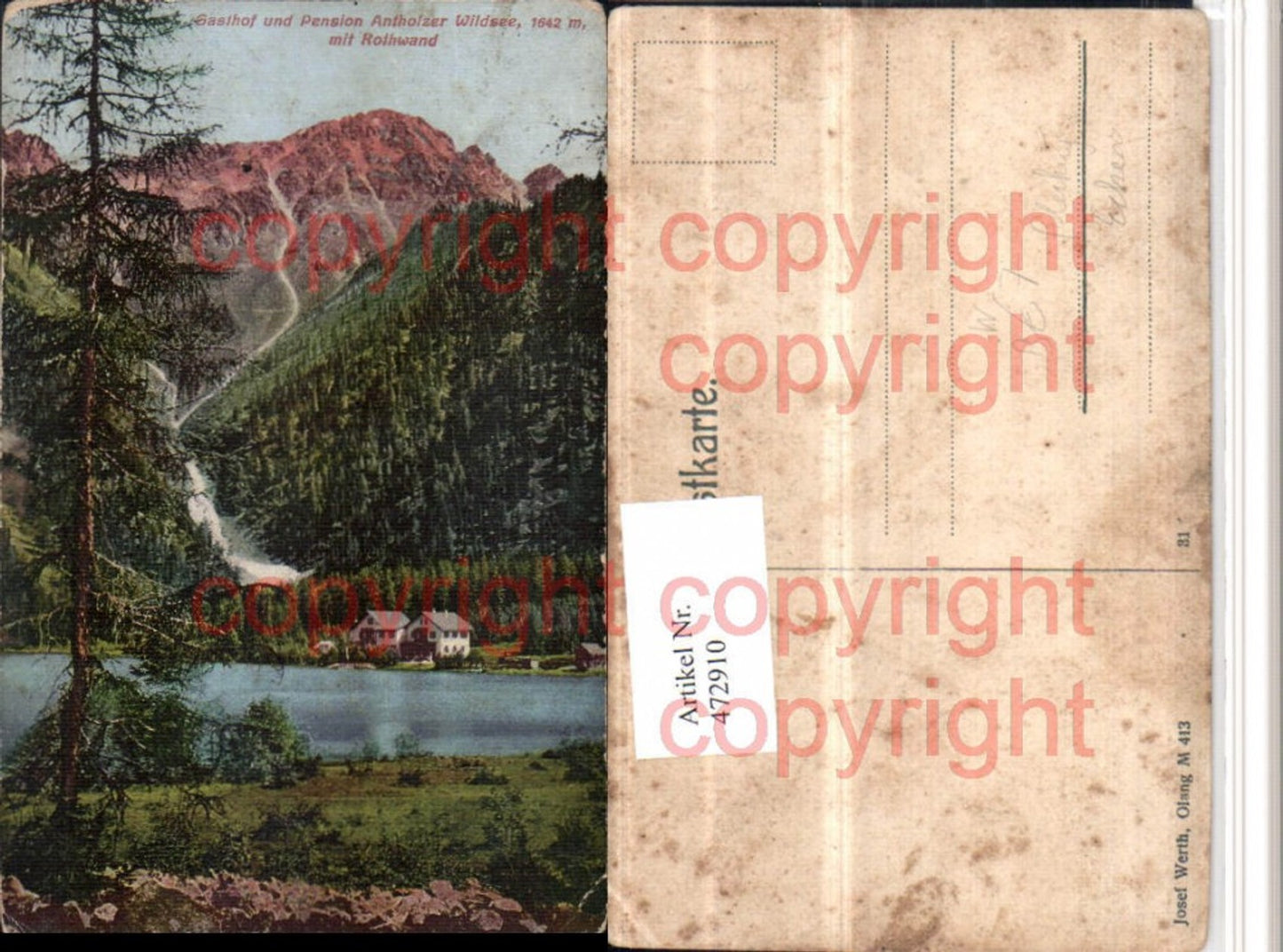 Alte Ansichtskarte – Old Postcard