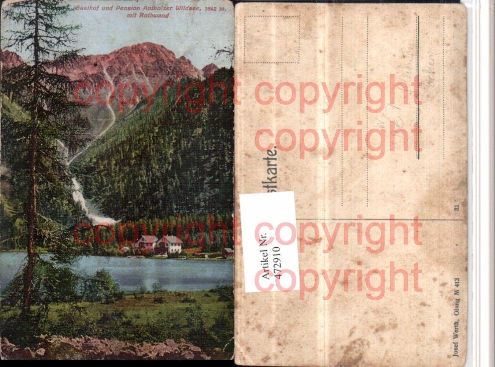 Alte Ansichtskarte – Old Postcard