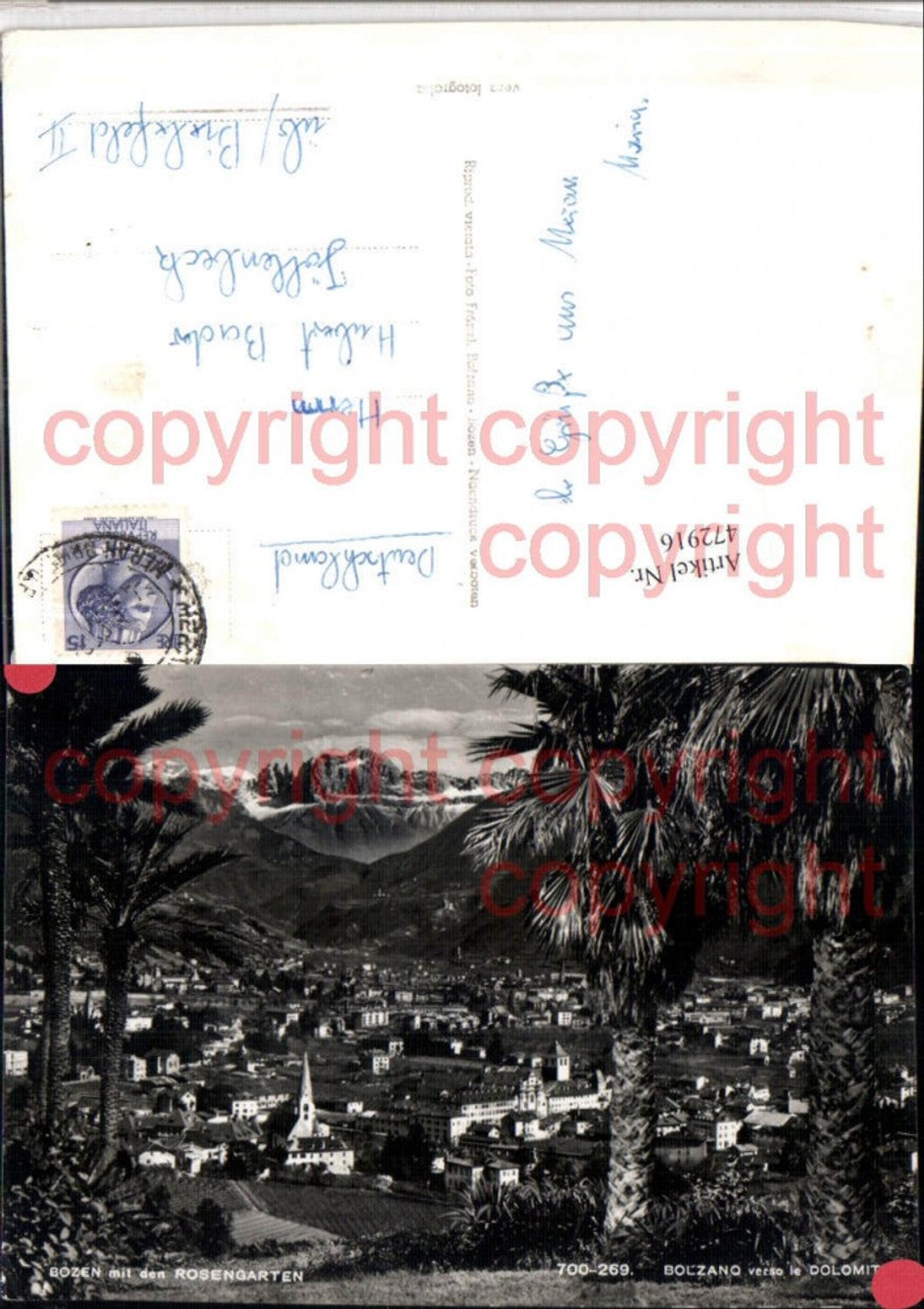 Alte Ansichtskarte – Old Postcard