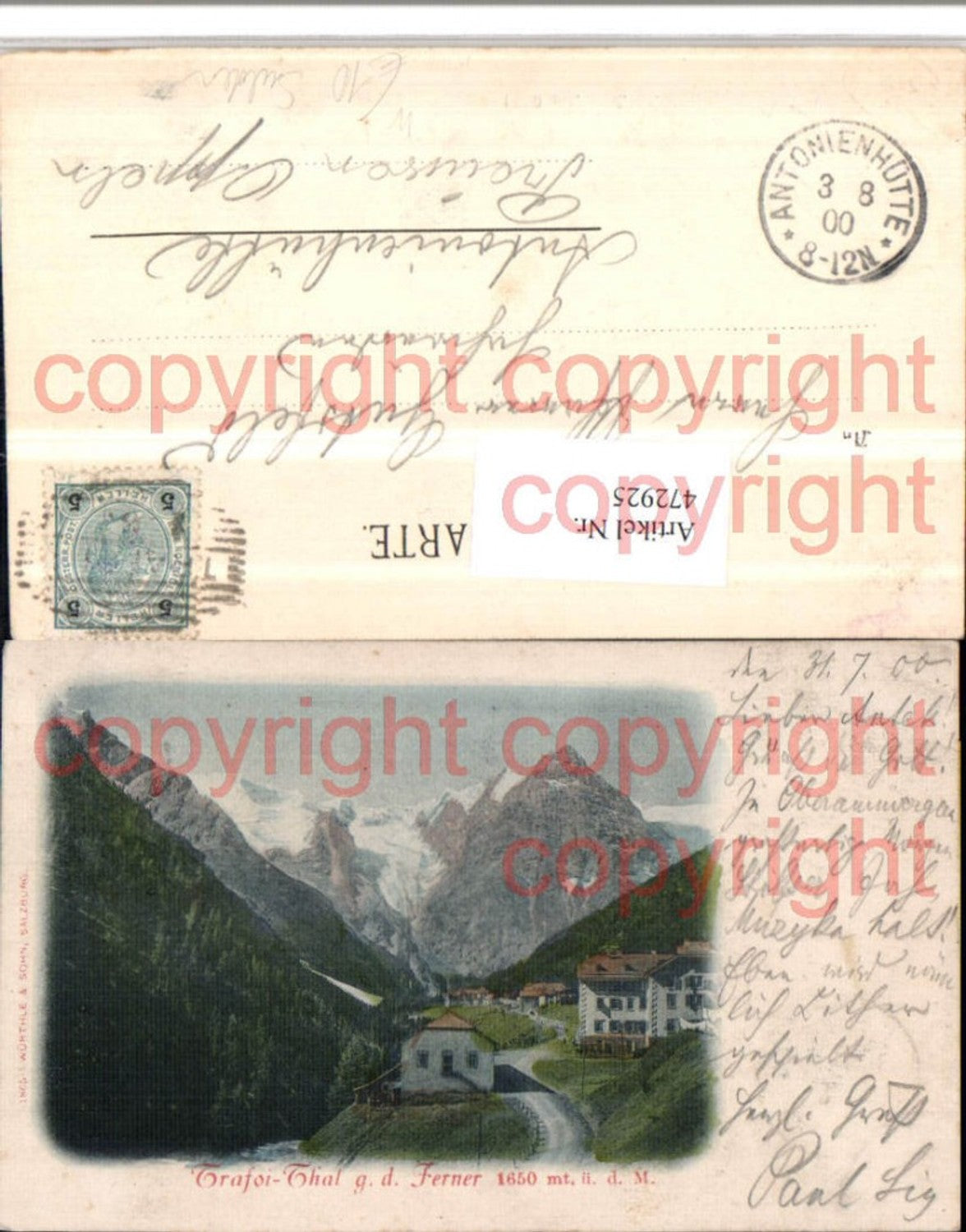 Alte Ansichtskarte – Old Postcard