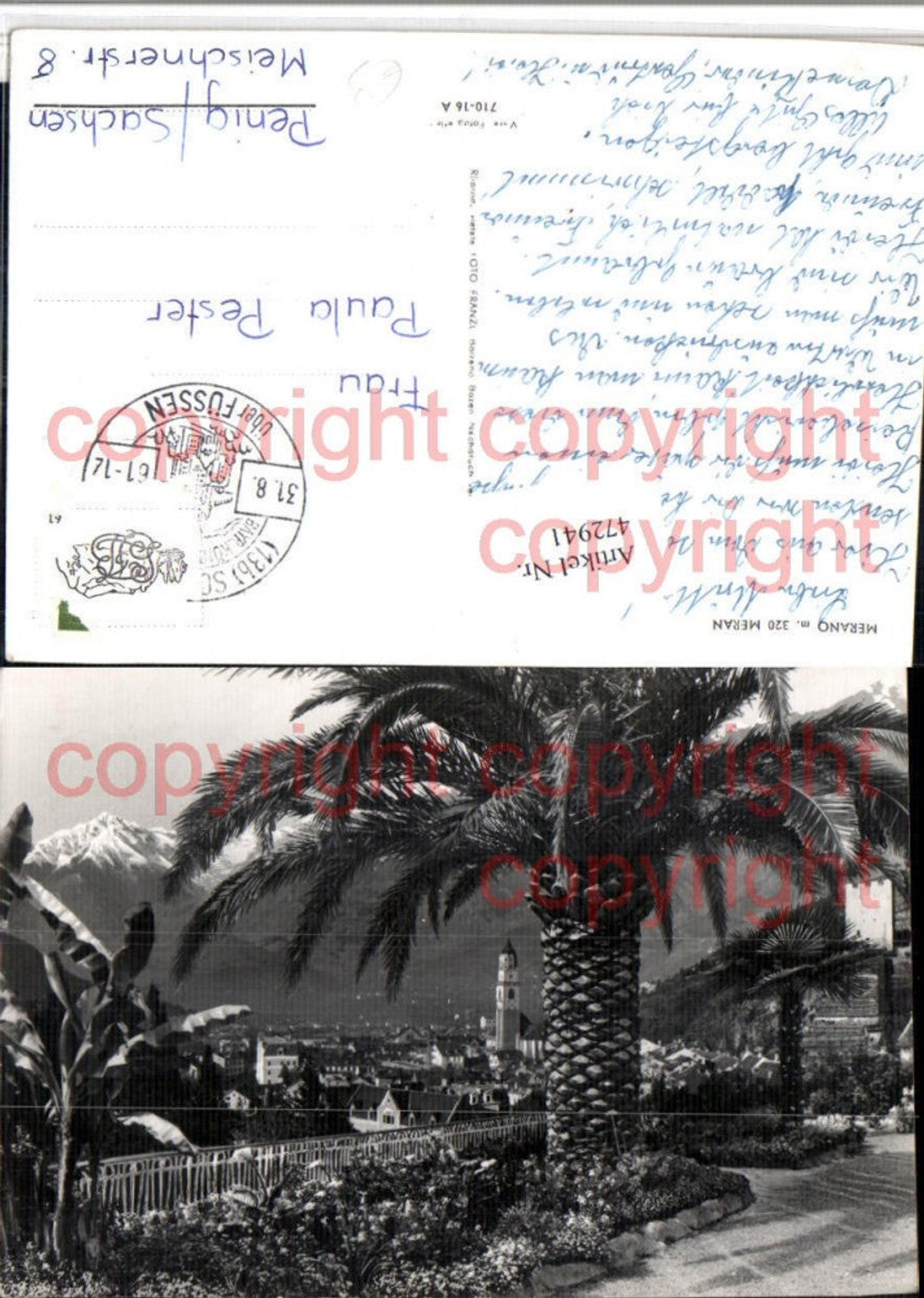 Alte Ansichtskarte – Old Postcard