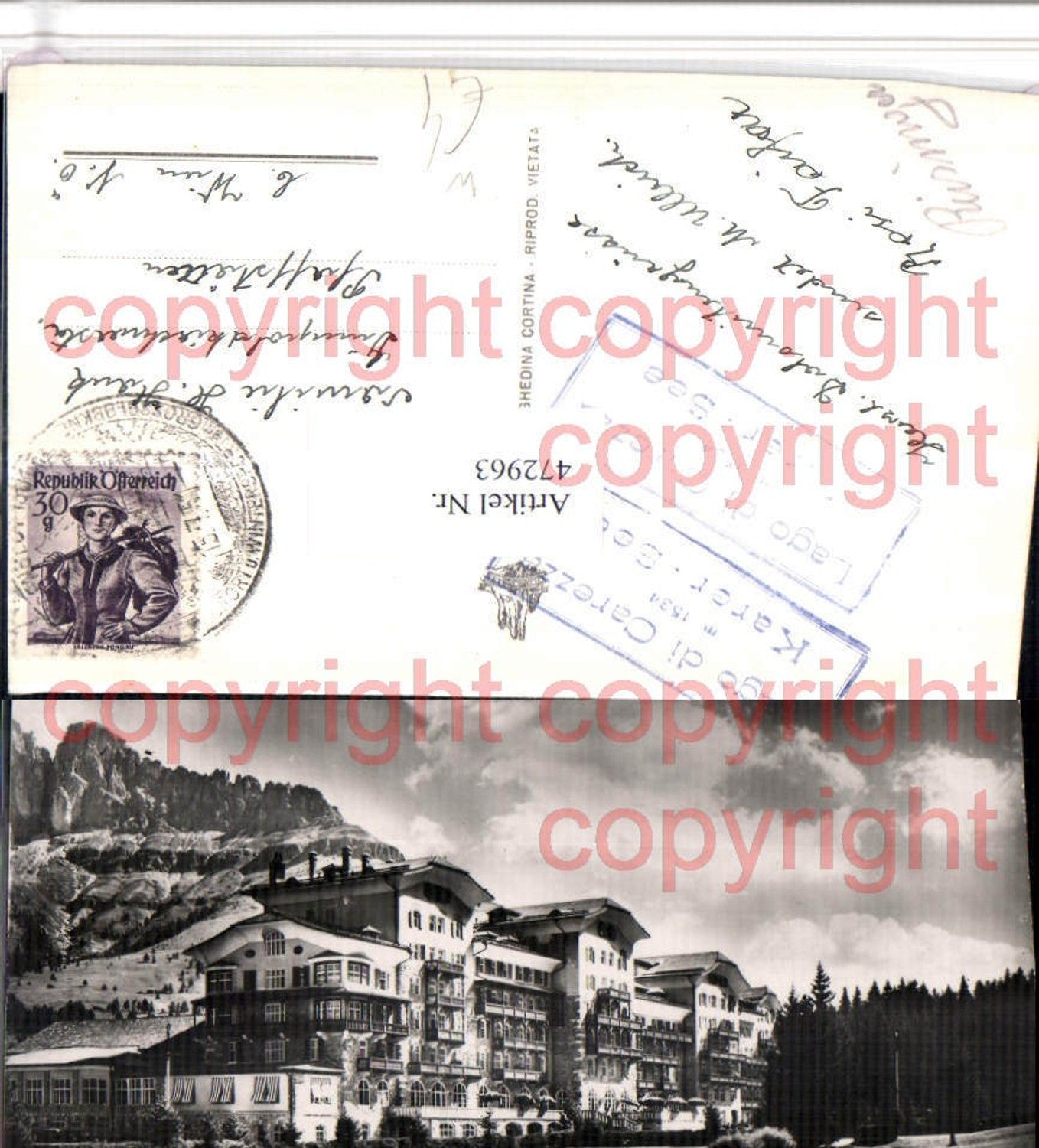 Alte Ansichtskarte – Old Postcard