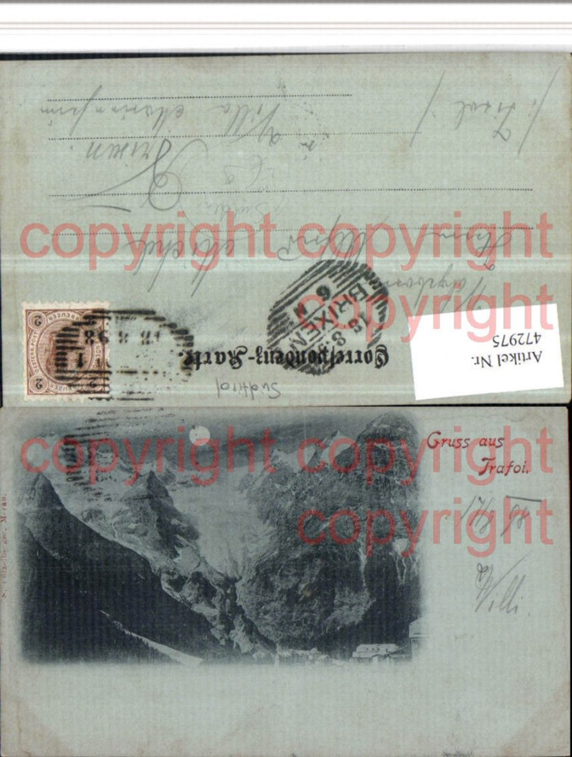 Alte Ansichtskarte – Old Postcard