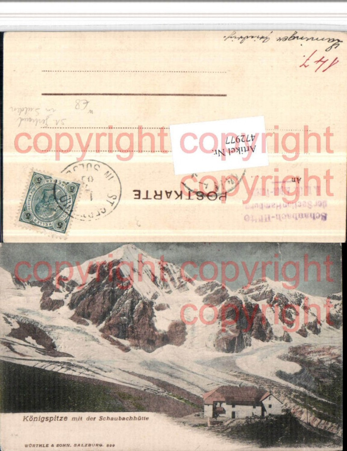 Alte Ansichtskarte – Old Postcard