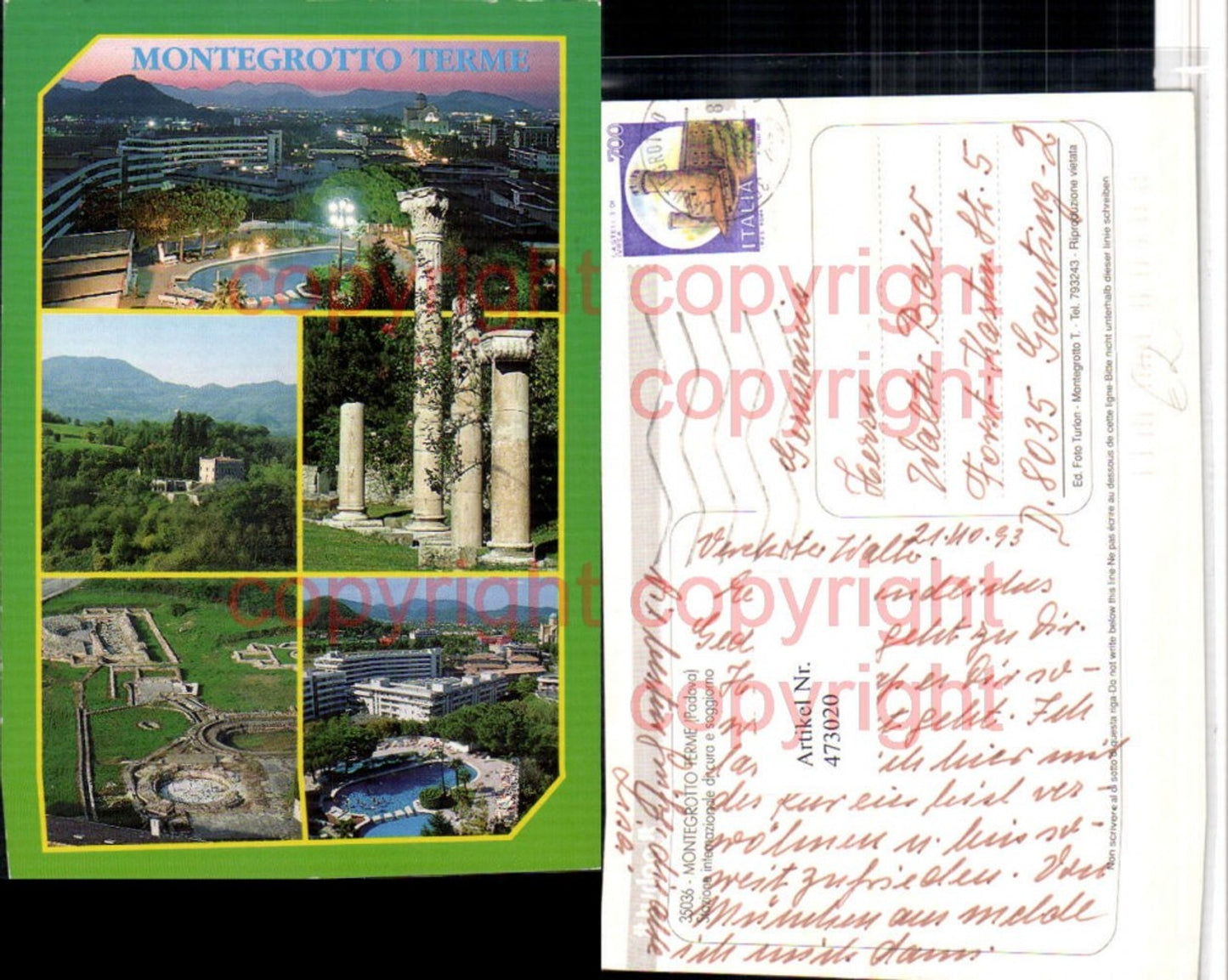 Alte Ansichtskarte – Old Postcard