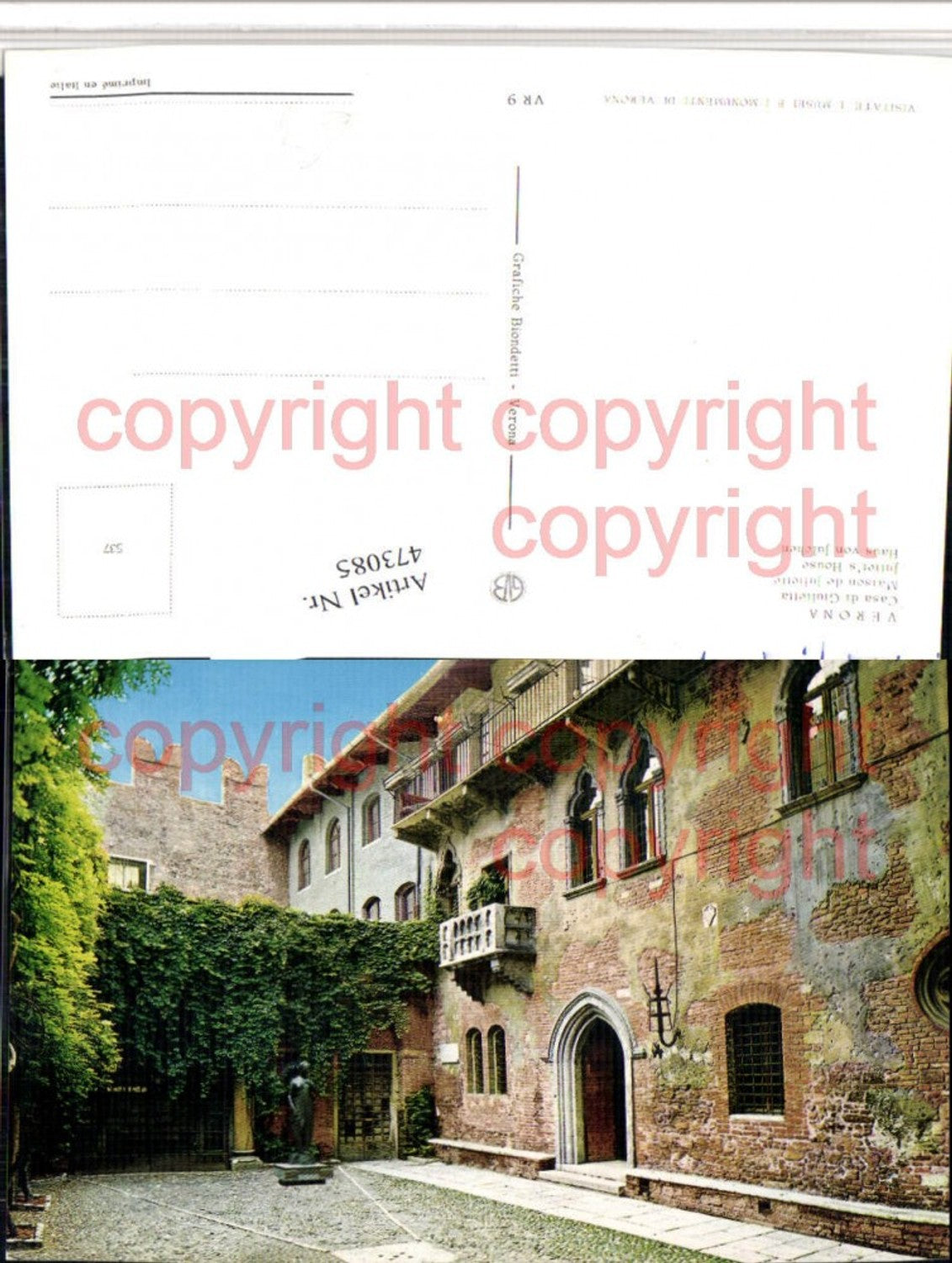 Alte Ansichtskarte – Old Postcard