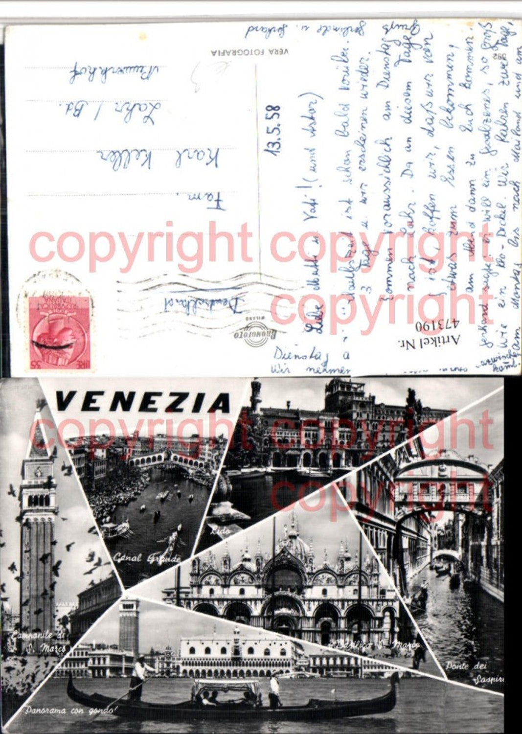 Alte Ansichtskarte – Old Postcard