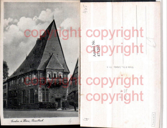 473202,Goslar am Harz Brusttuch Gebäude