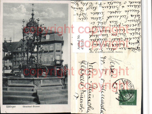 473213,Göttingen Gänseliesel-Brunnen
