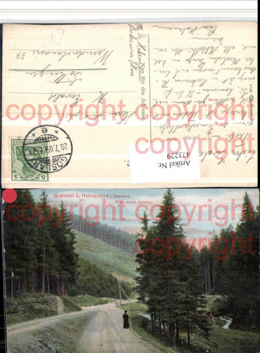 473229,Granetal b. Hahnenklee im Oberharz Weg nach Goslar