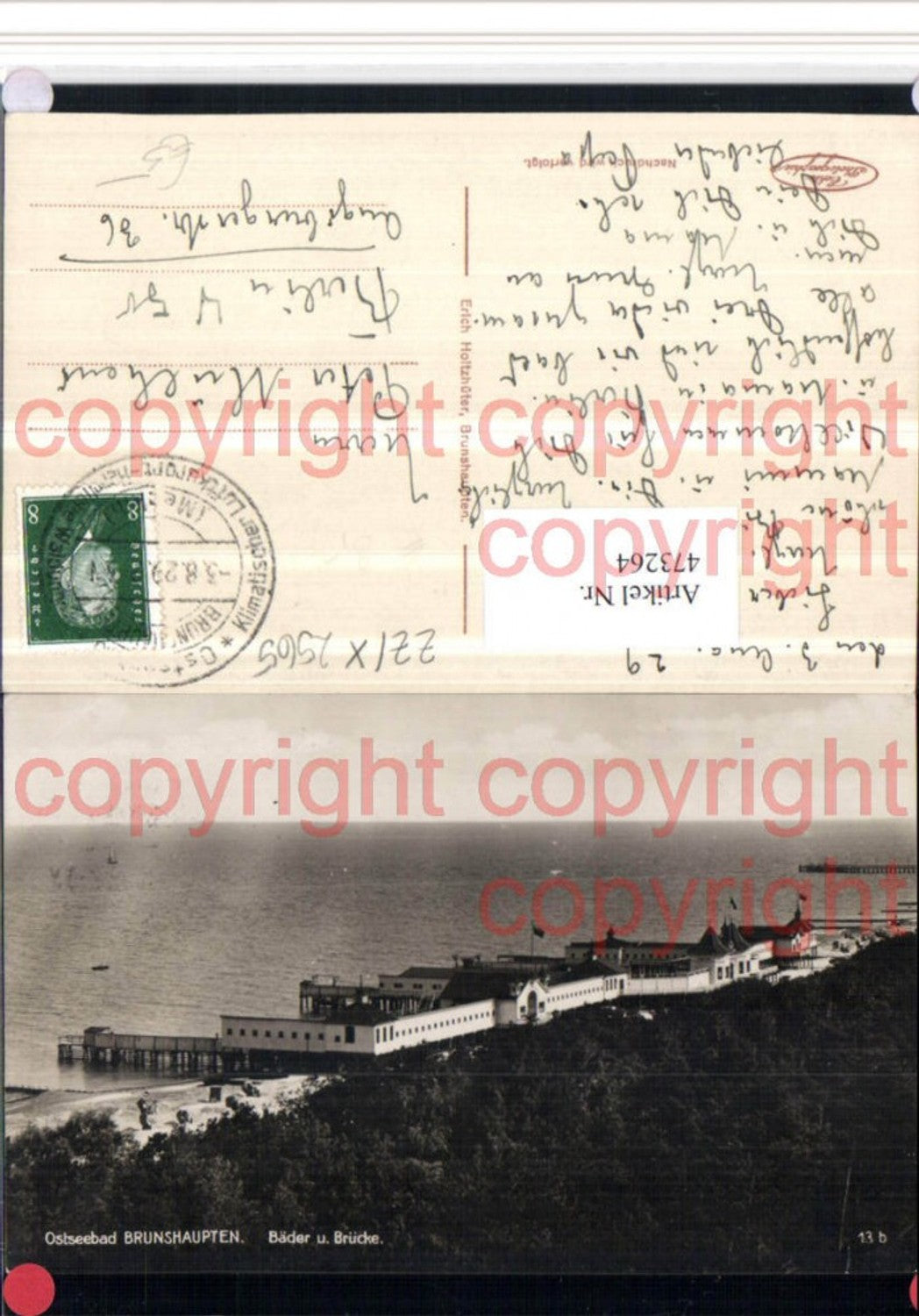 473264,Ostseebad Brunshaupten b. Kühlungsborn Bäder u. Brücke