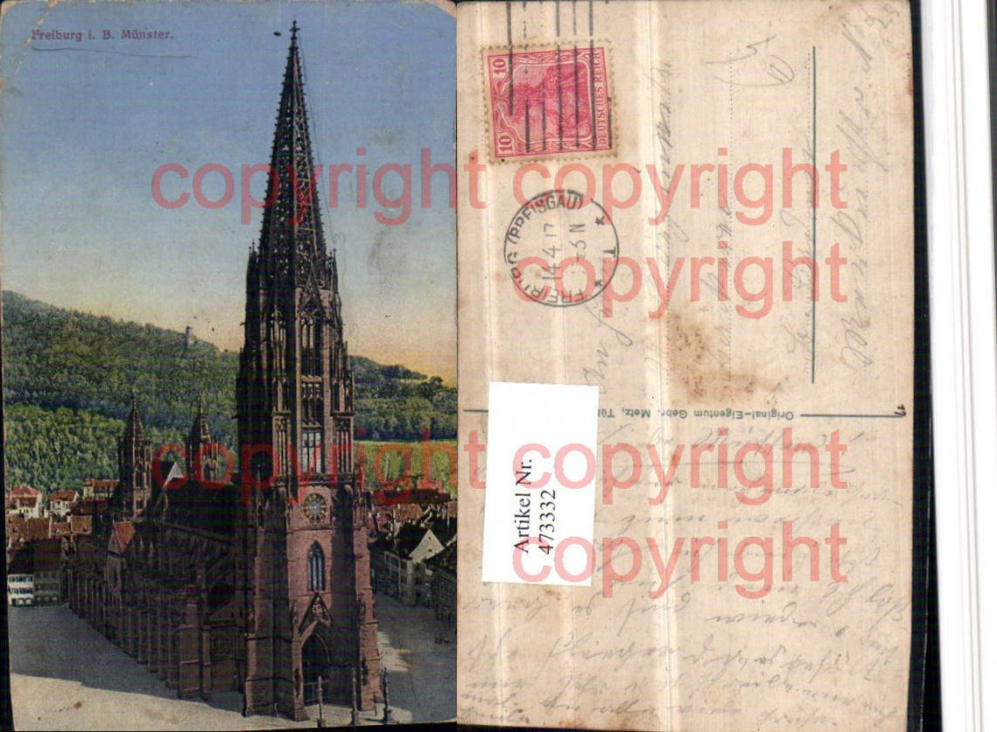473332,Freiburg im Breisgau Münster Kirche