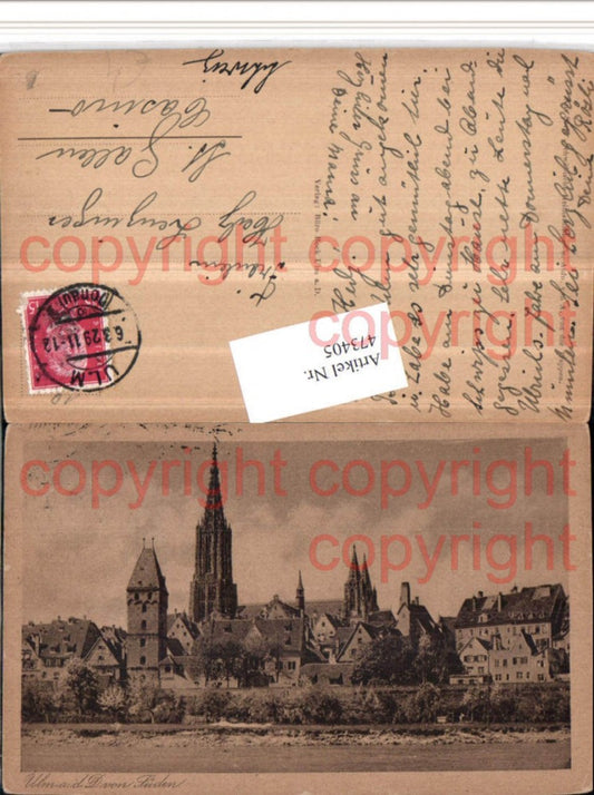 473405, Ulm on the Danube, partial view of the cathedral church