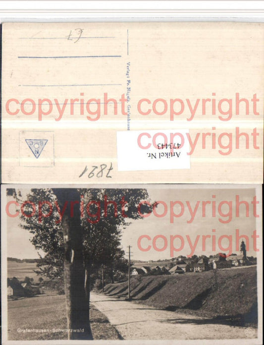 473443, Grafenhausen in the Black Forest, partial view